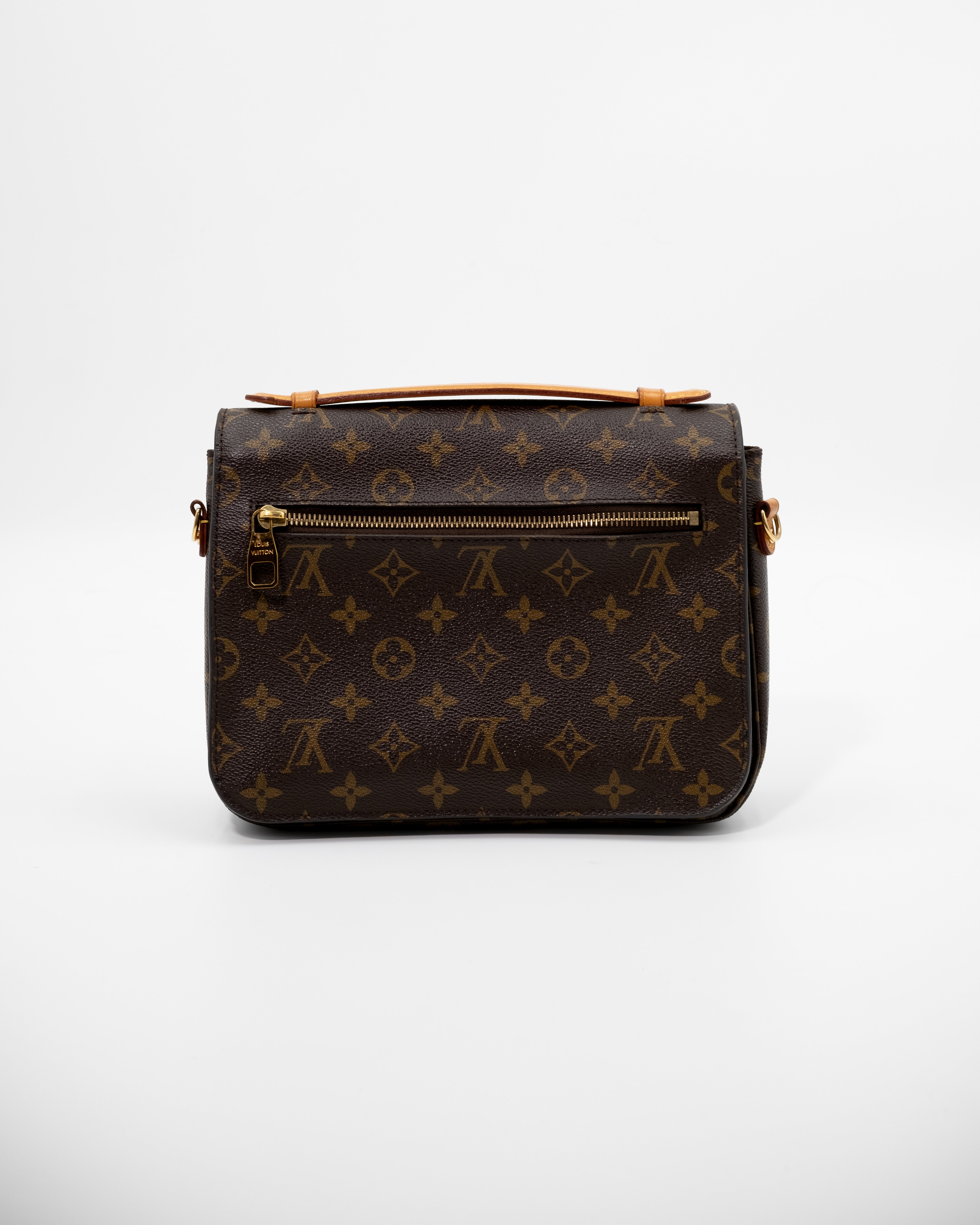 Louis Vuitton Borsa Pochette Métis Monogram Vacchetta Miele pre-owned autentica - Aurea Luxury Lab