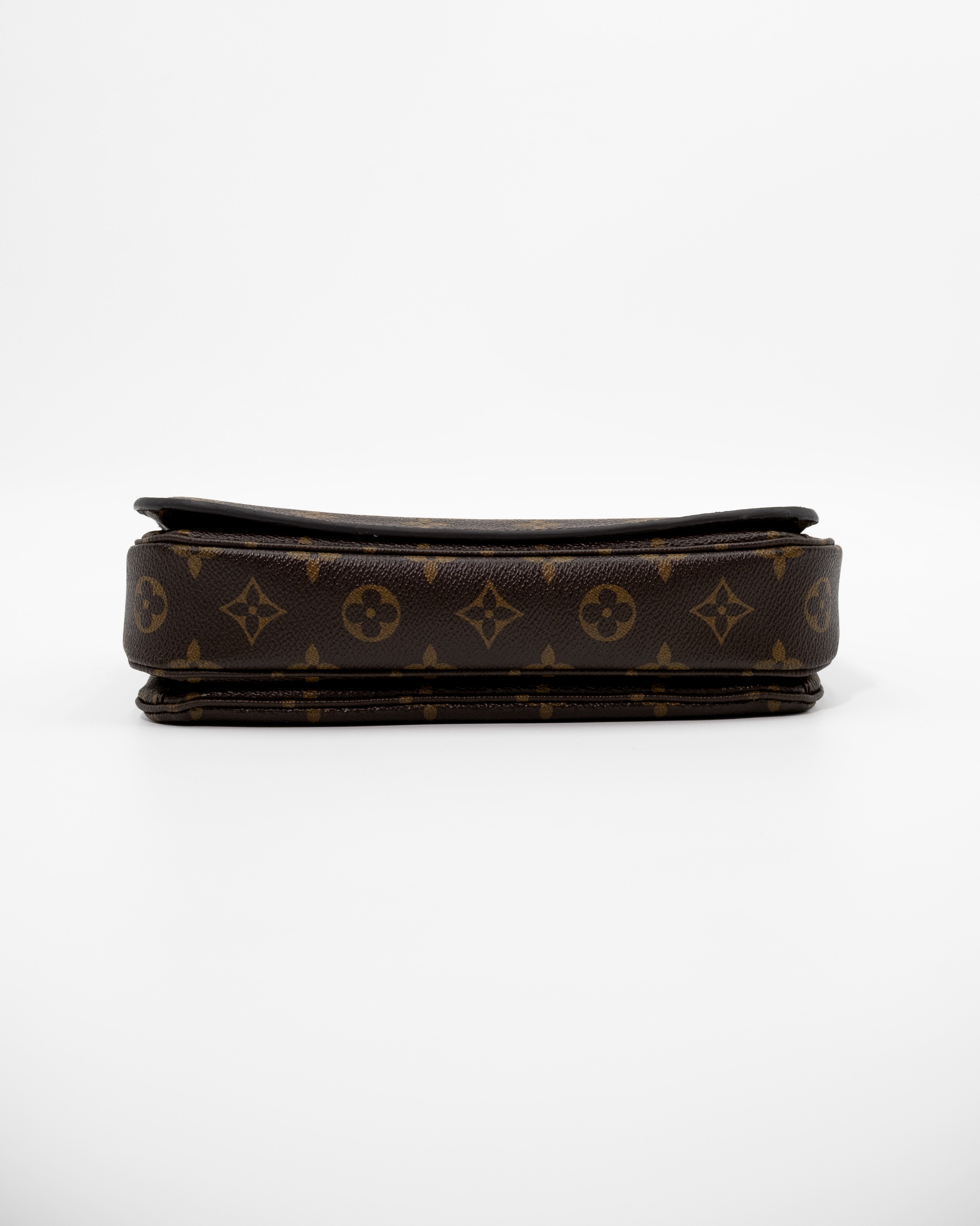Louis Vuitton Borsa Pochette Métis Monogram Vacchetta Miele second hand certificata - Aurea Luxury Lab