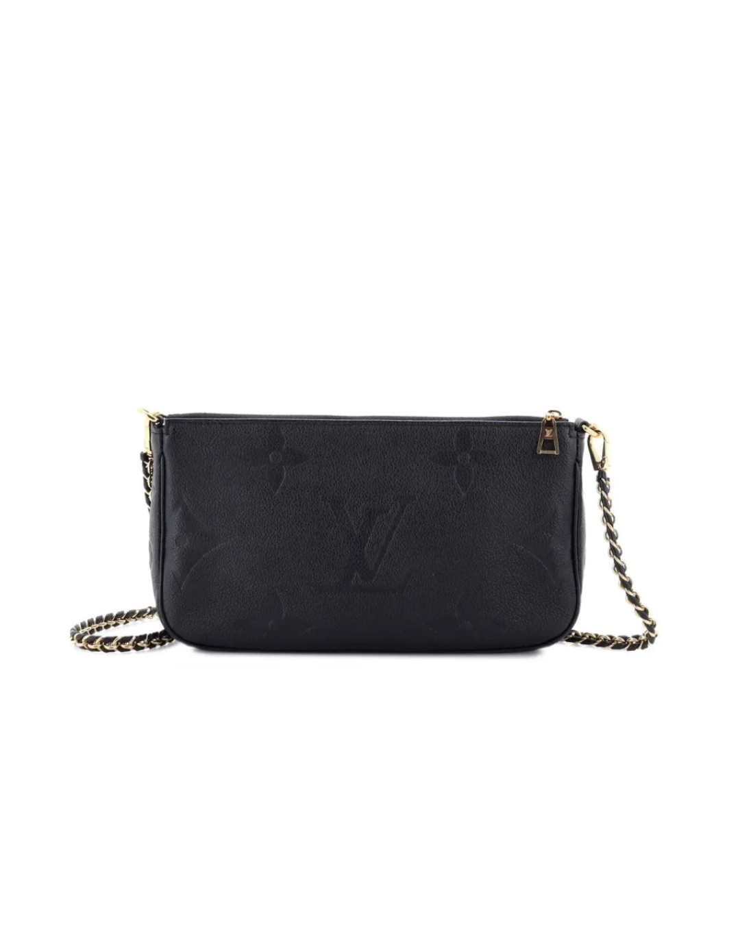 Louis Vuitton Borsa Multi Pochette Accessories Monogram Empreinte Nera - Pre-owned Autentica