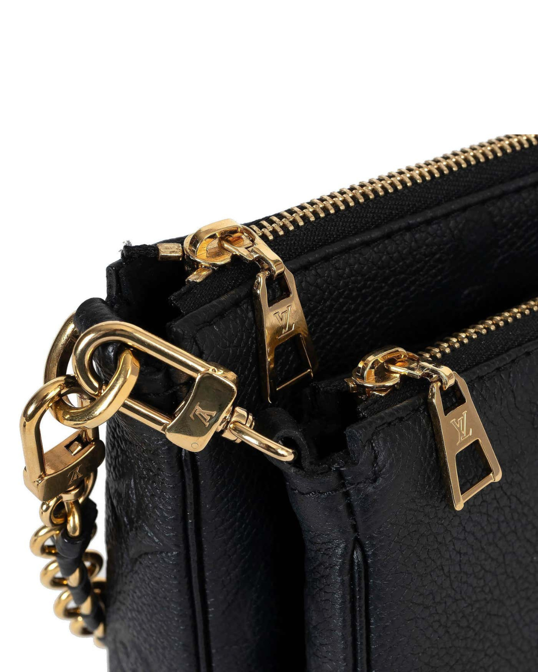 Louis Vuitton Borsa Multi Pochette Accessories Monogram Empreinte Nera - Pre-owned Autentica