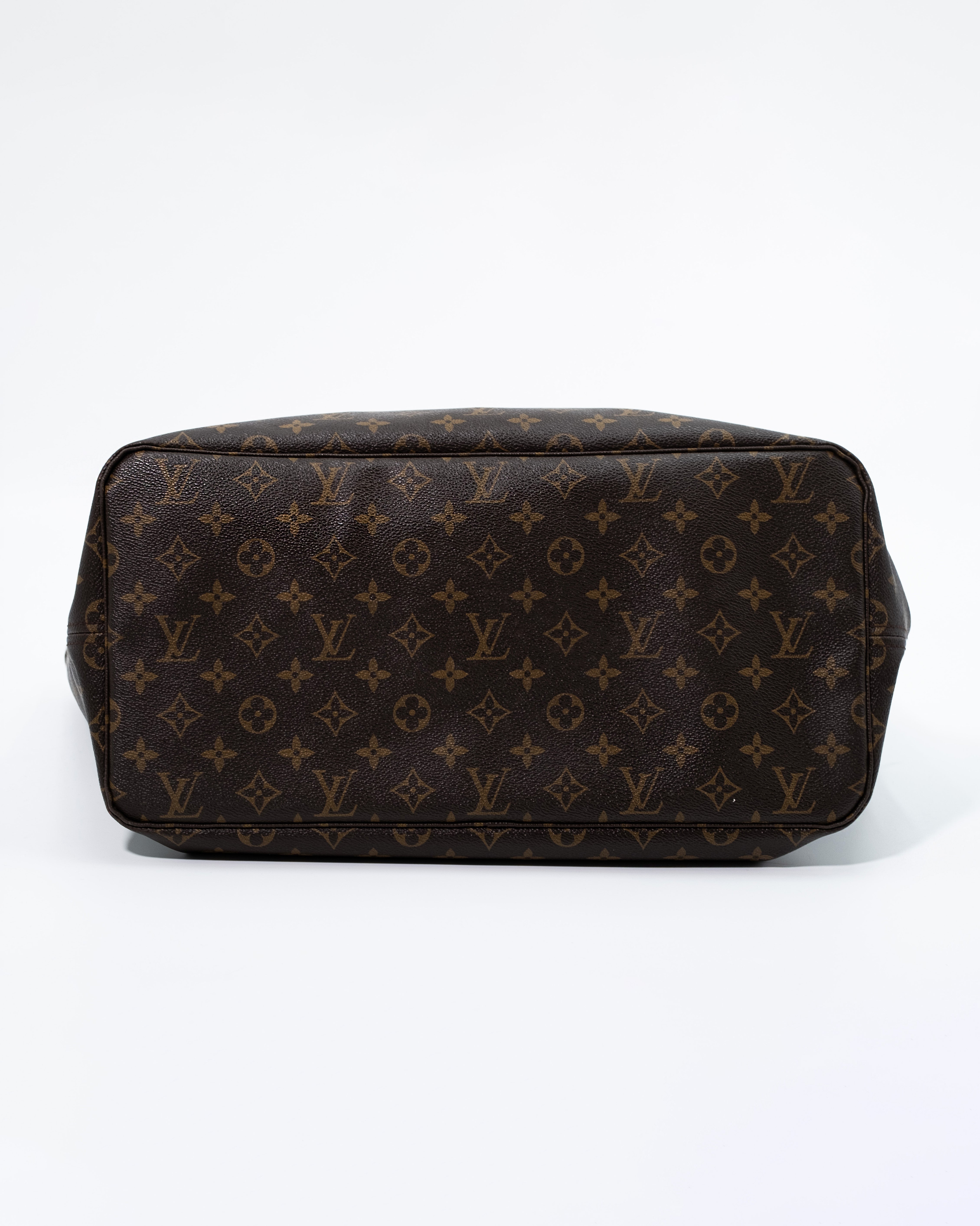 Louis Vuitton Borsa Neverfull GM Tela Monogram Marrone second hand luxury - Aurea Luxury Lab