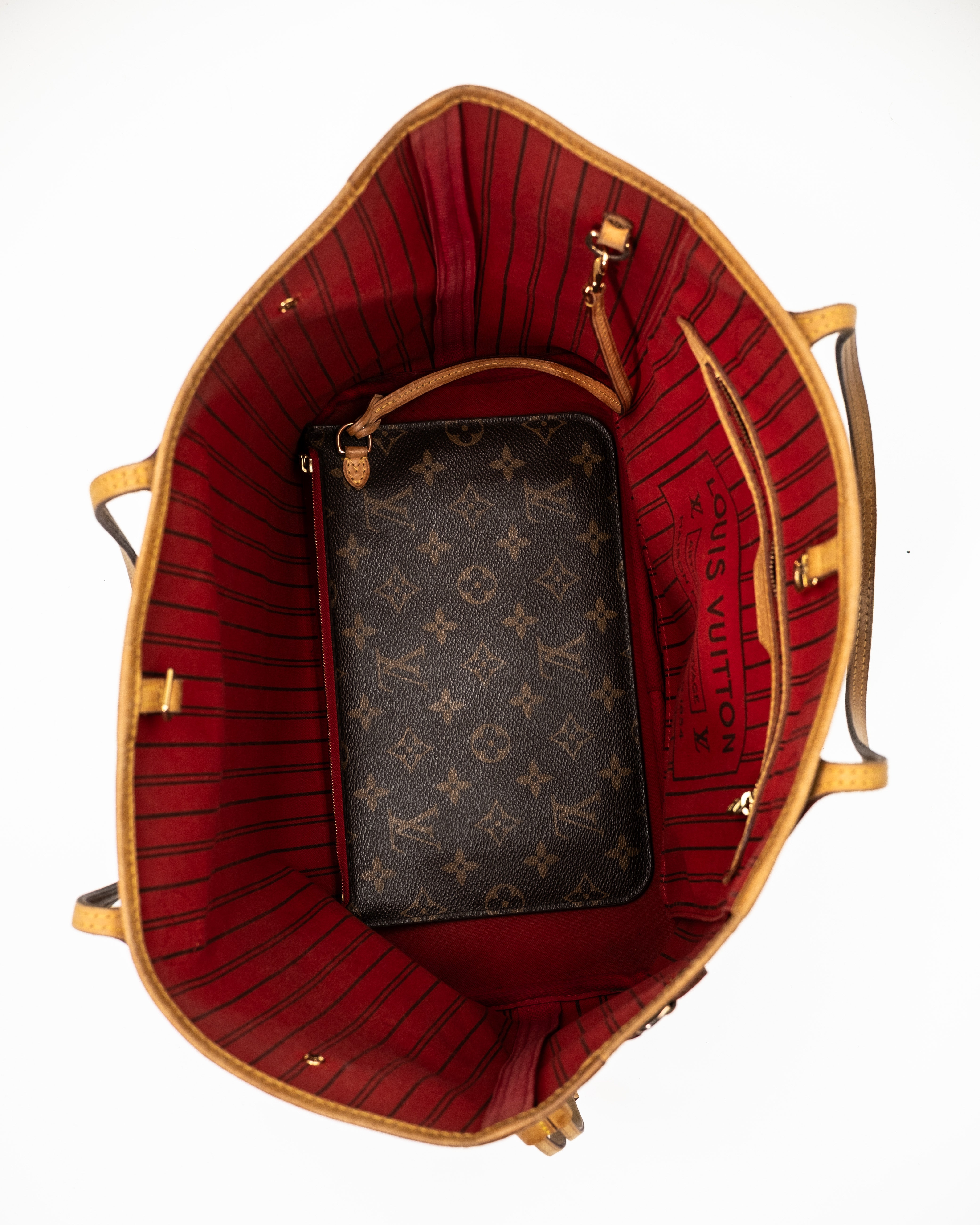 Louis Vuitton Borsa Neverfull MM Tela Monogram Marrone pre-owned certificata - Aurea Luxury Lab
