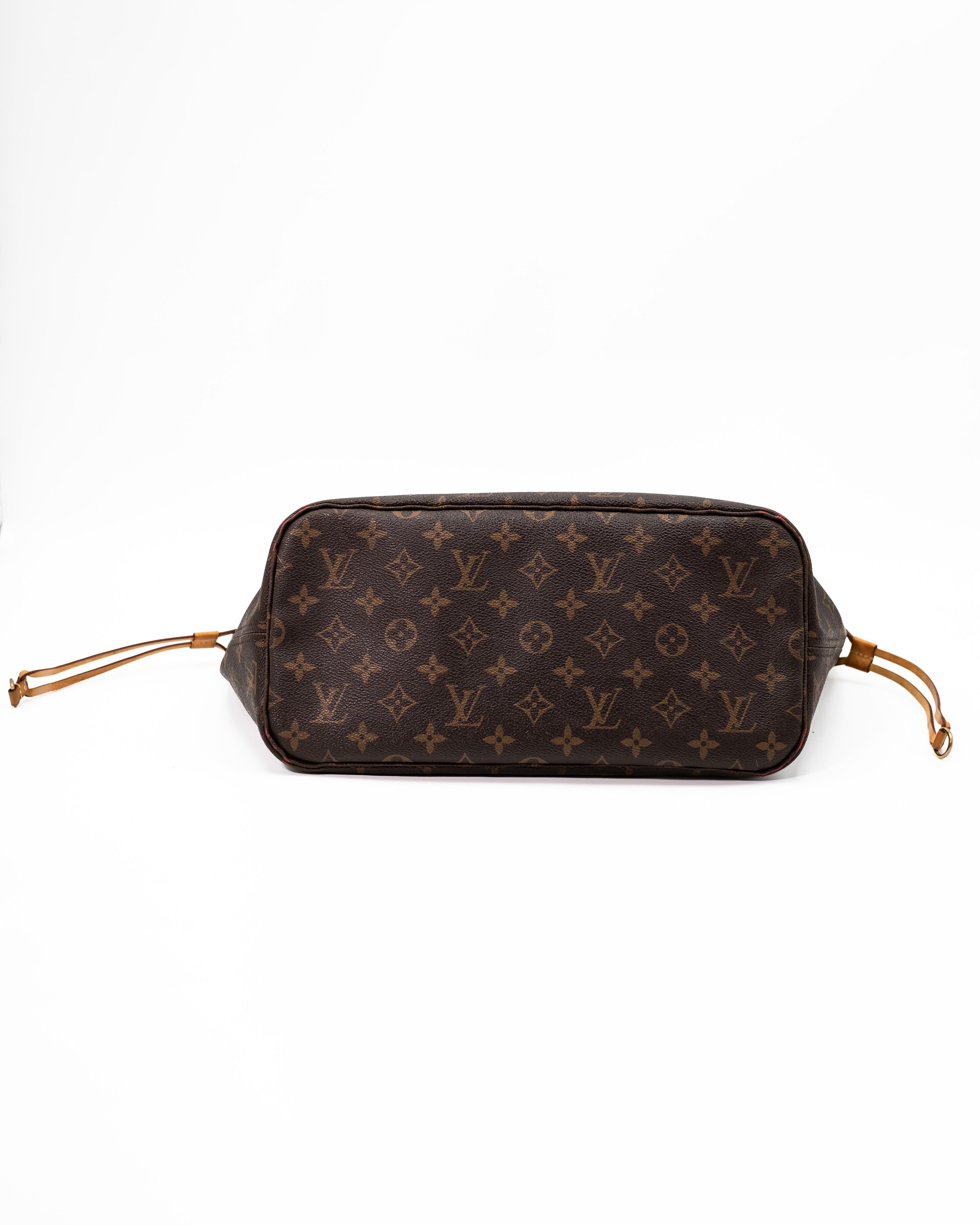 Louis Vuitton Borsa Neverfull MM Tela Monogram Marrone luxury resale autentica - Aurea Luxury Lab