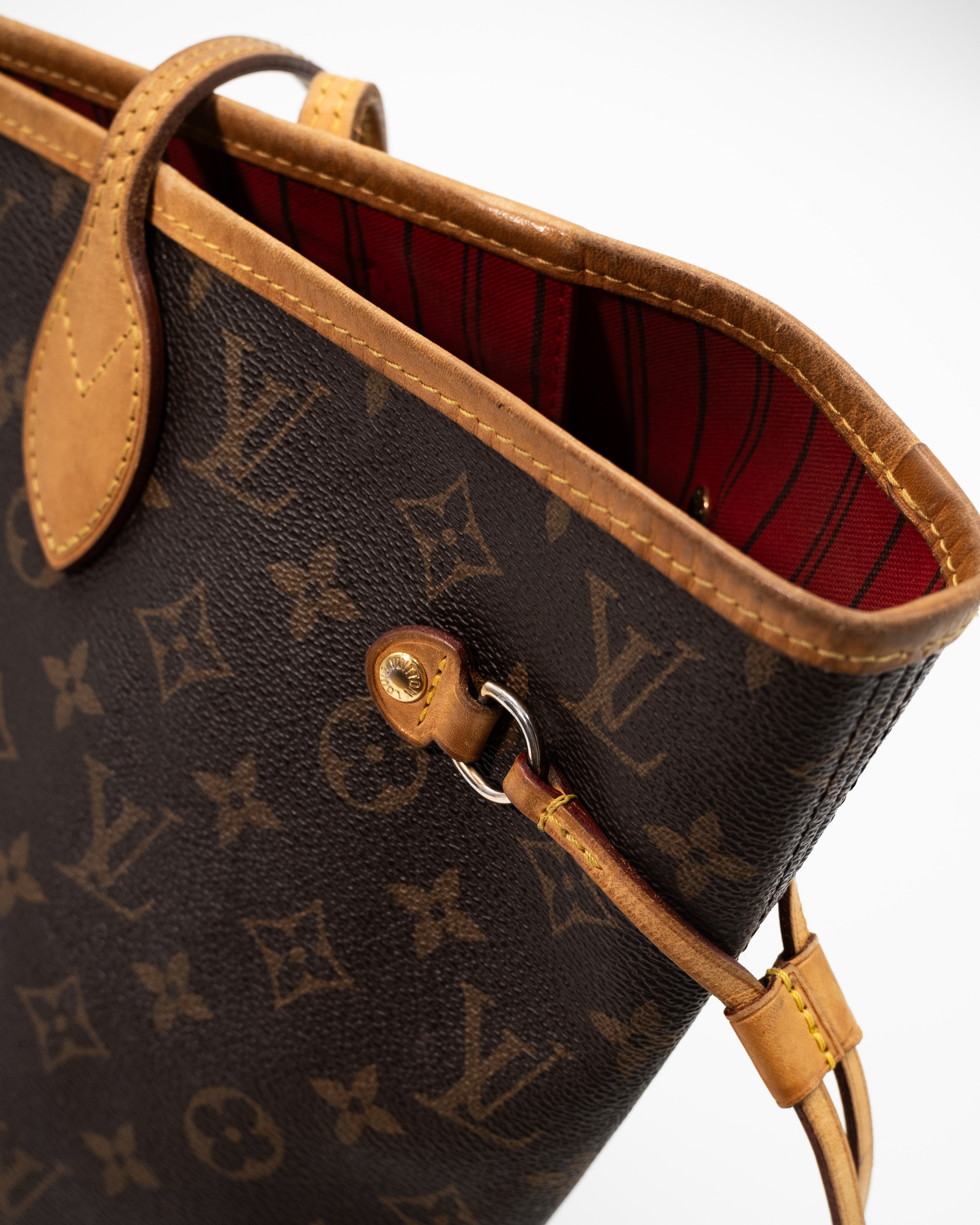 Louis Vuitton Borsa Neverfull MM Tela Monogram Marrone second hand certificata - Aurea Luxury Lab