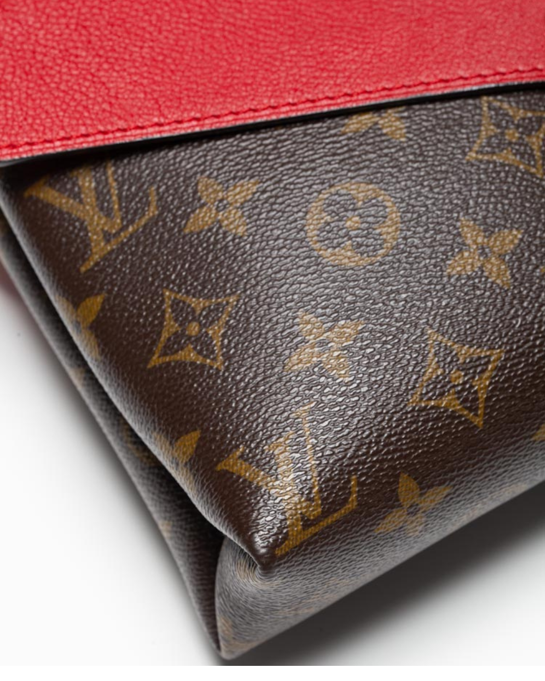 Louis Vuitton Borsa Tracolla Pallas Chain Monogram e Pelle Rossa - Usato Autentico