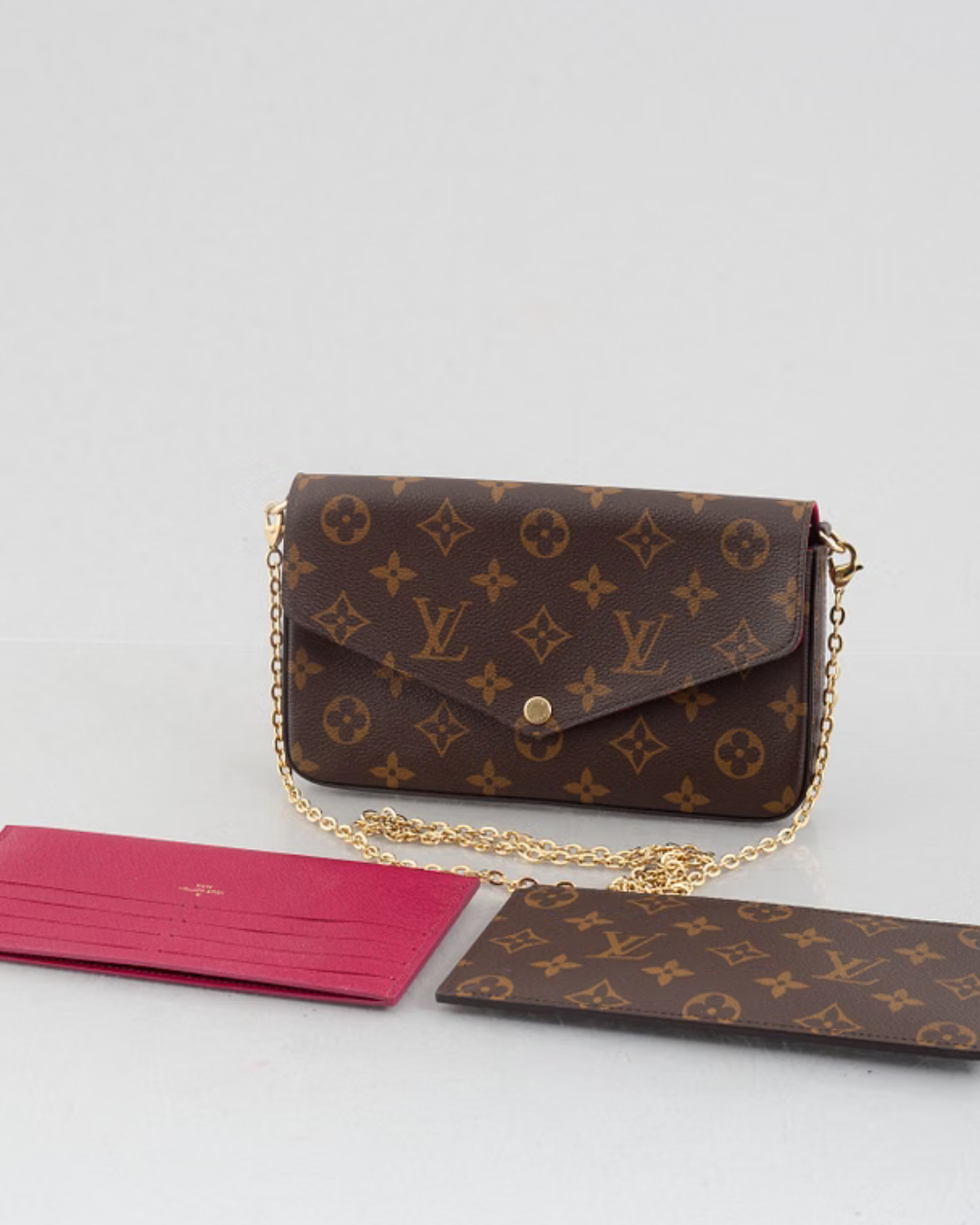Louis Vuitton Borsa Pochette Félicie Tela Monogram preloved luxury certificata - Aurea Luxury Lab