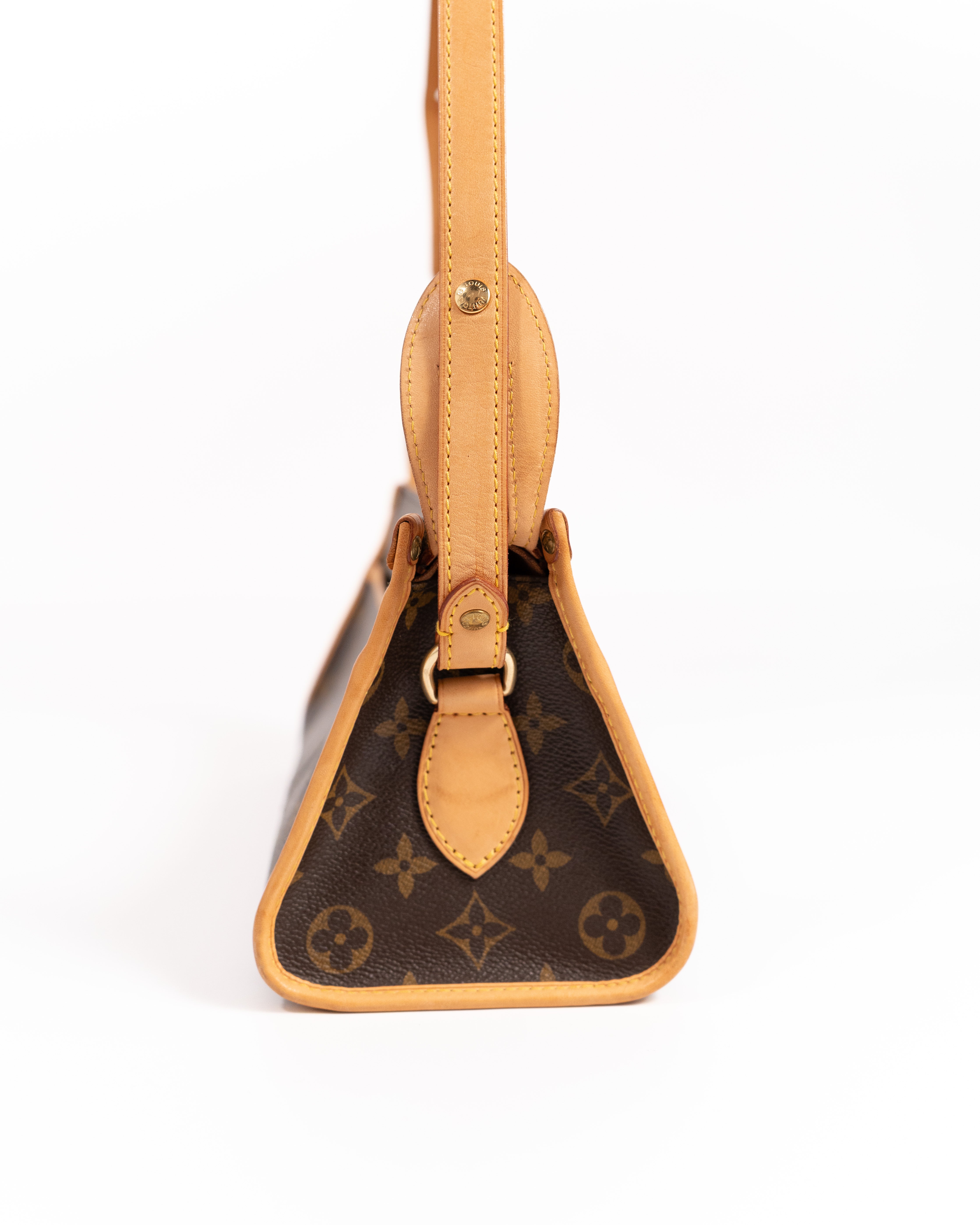 Louis Vuitton Borsa Popincourt Tela Monogram Marrone second hand luxury - Aurea Luxury Lab