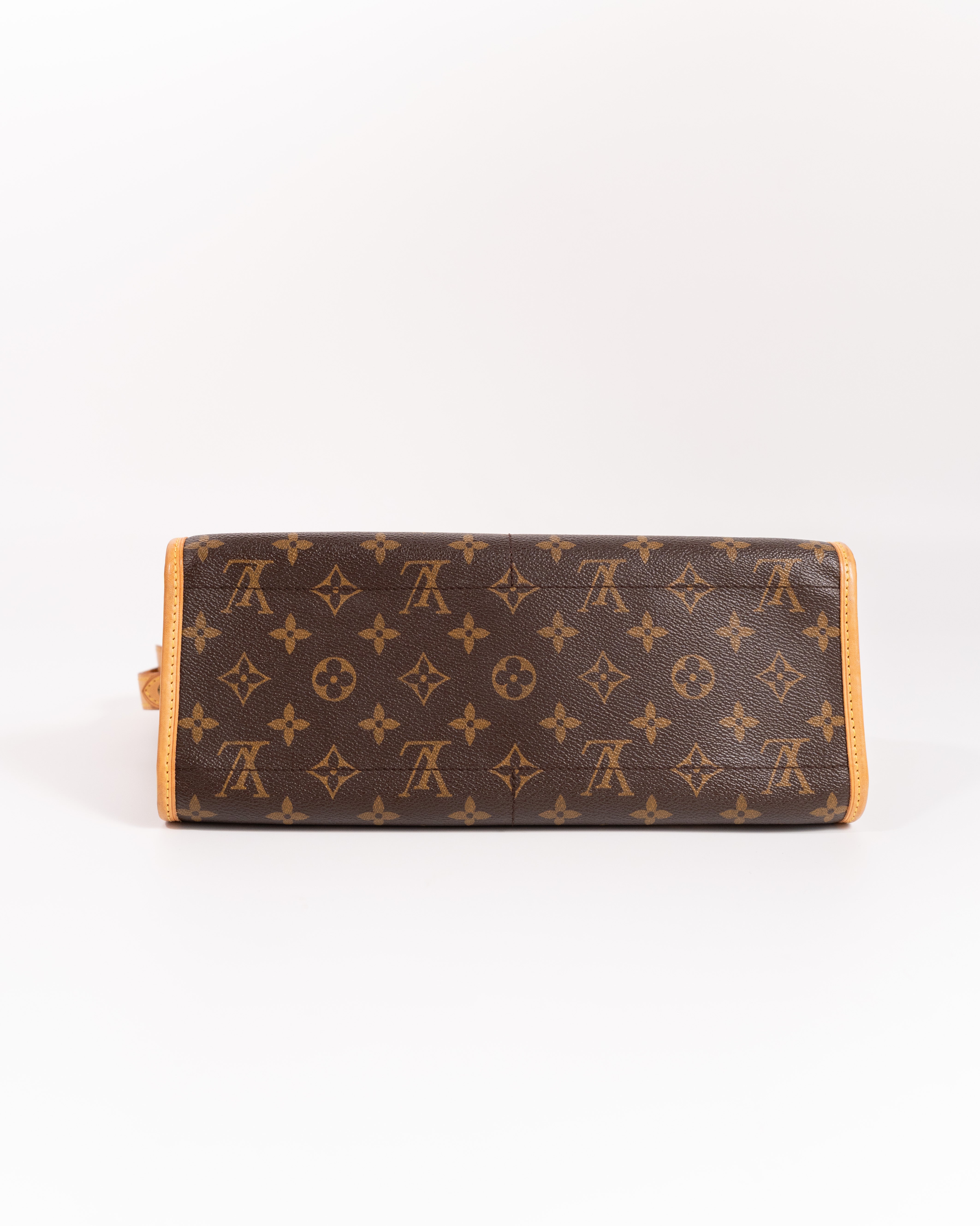 Louis Vuitton Borsa Popincourt Tela Monogram Marrone preloved luxury certificata - Aurea Luxury Lab