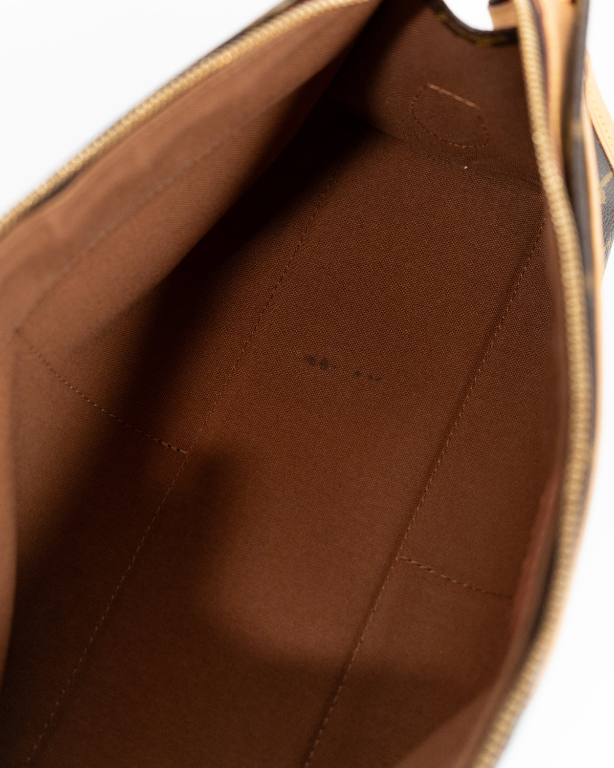 Louis Vuitton Borsa Popincourt Tela Monogram Marrone luxury resale autentica - Aurea Luxury Lab
