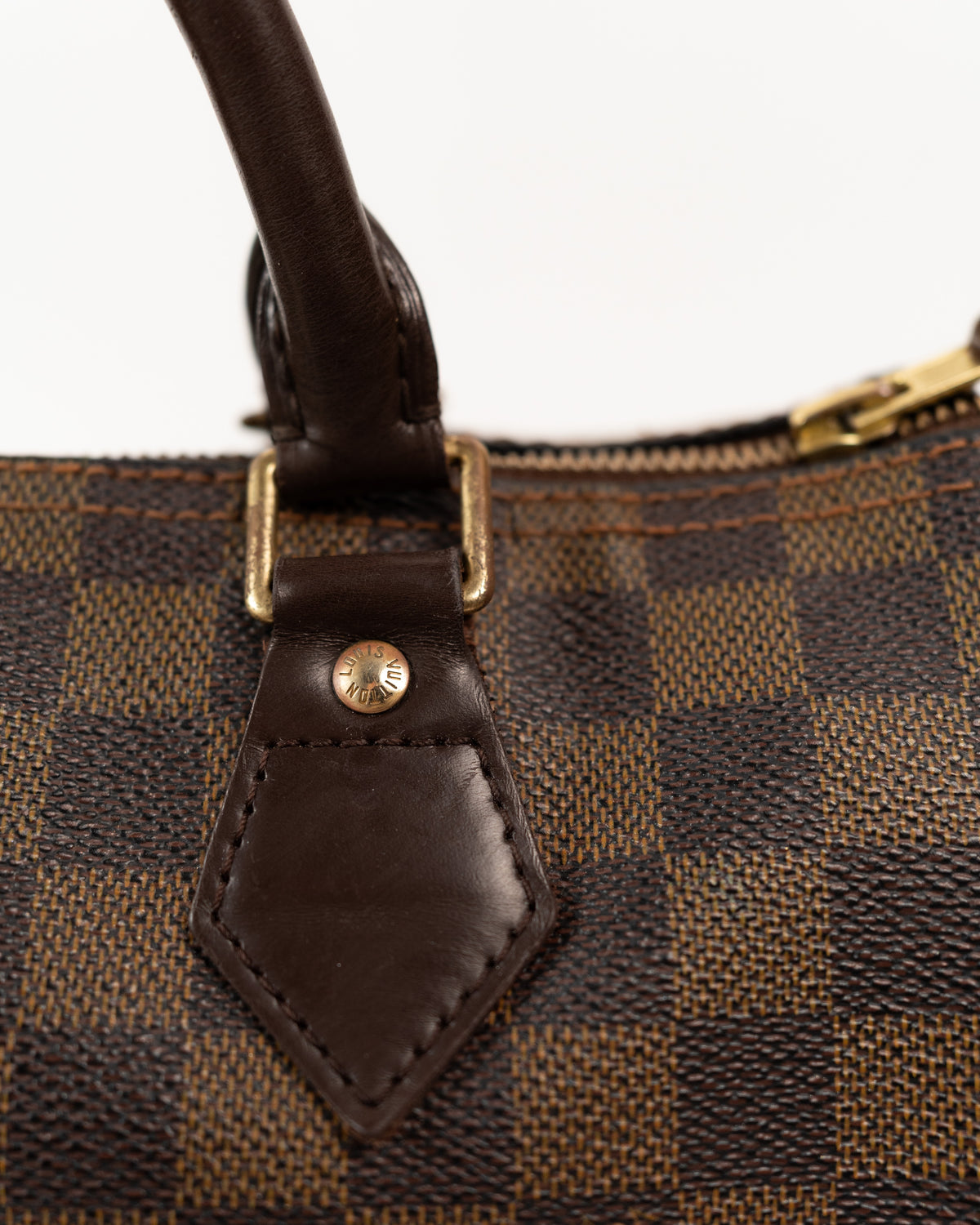 Louis Vuitton Borsa Speedy 30 Tela Damier Ébène Marrone usata autentica - Aurea Luxury Lab