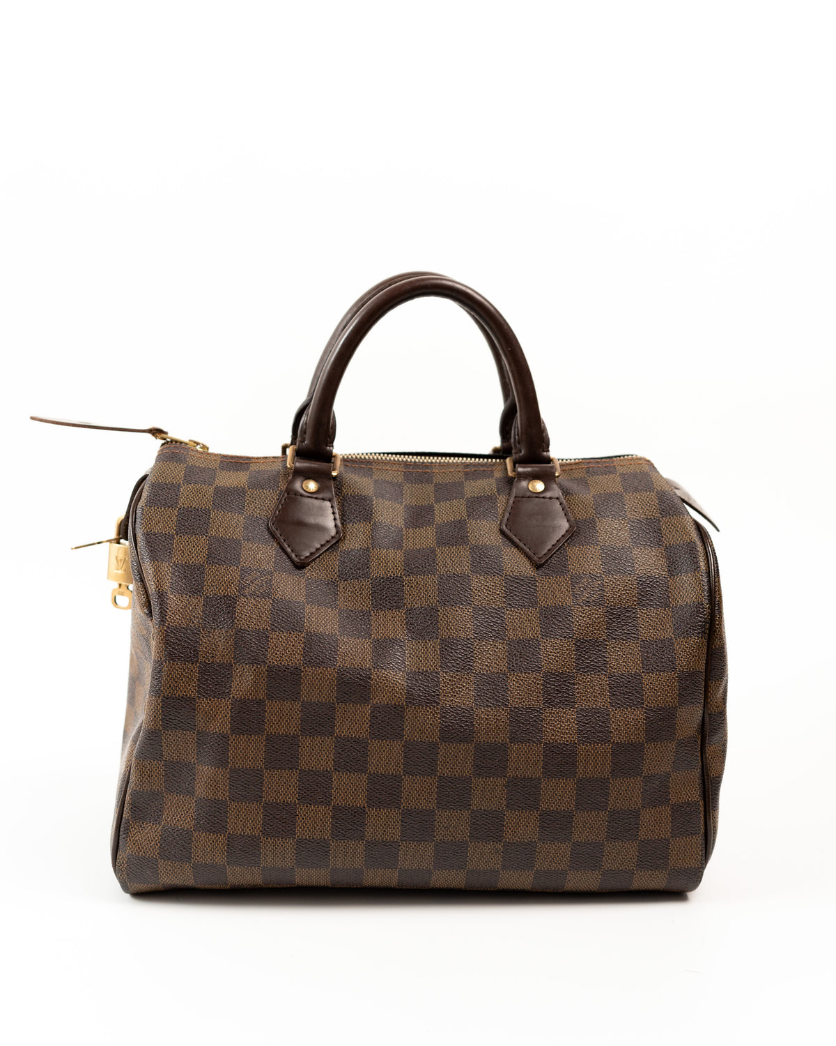 Louis Vuitton Borsa Speedy 30 Tela Damier Ébène Marrone pre-owned certificata - Aurea Luxury Lab