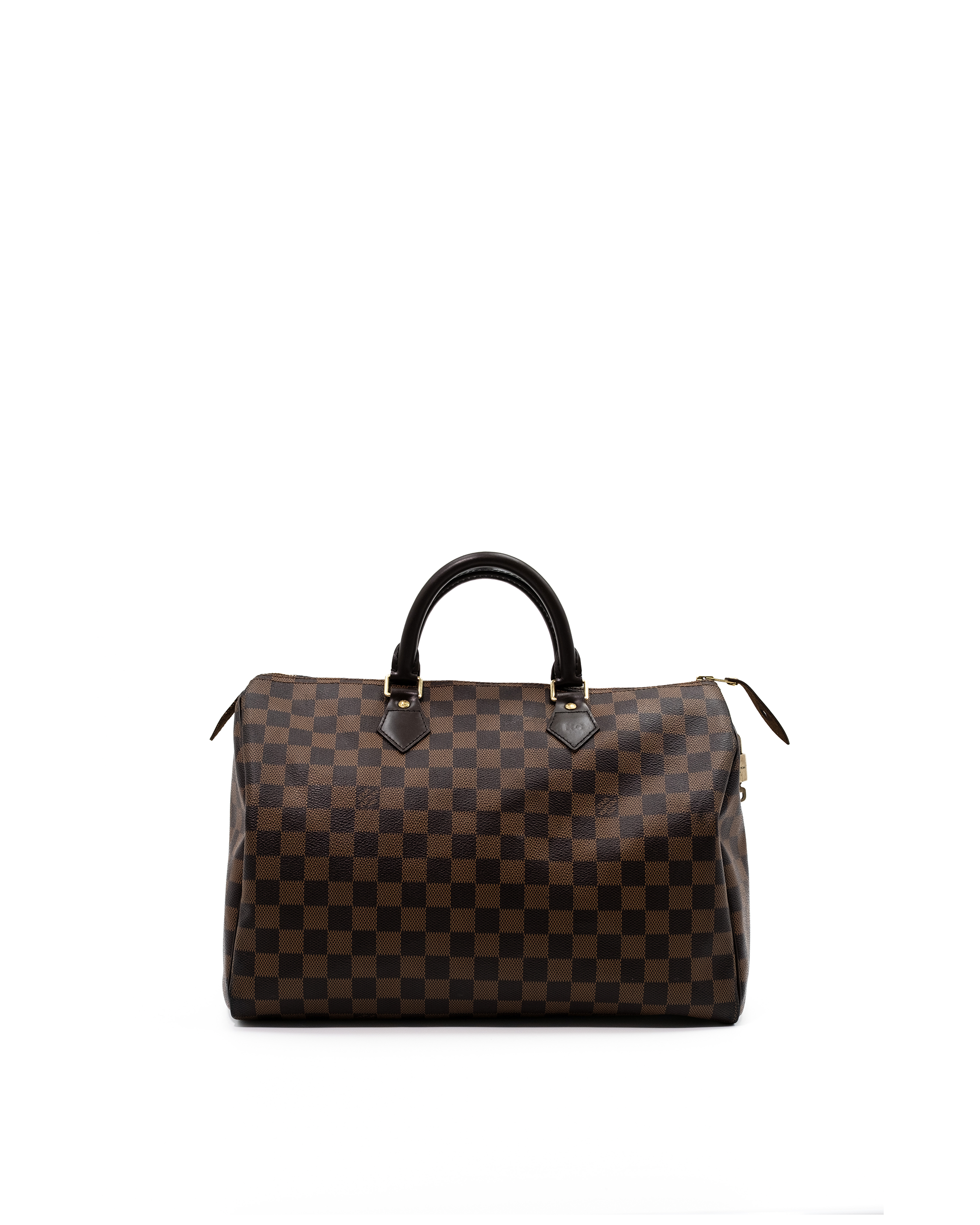 Louis Vuitton Borsa Speedy 30 Tela Damier Ébène Marrone usata autentica - Aurea Luxury Lab