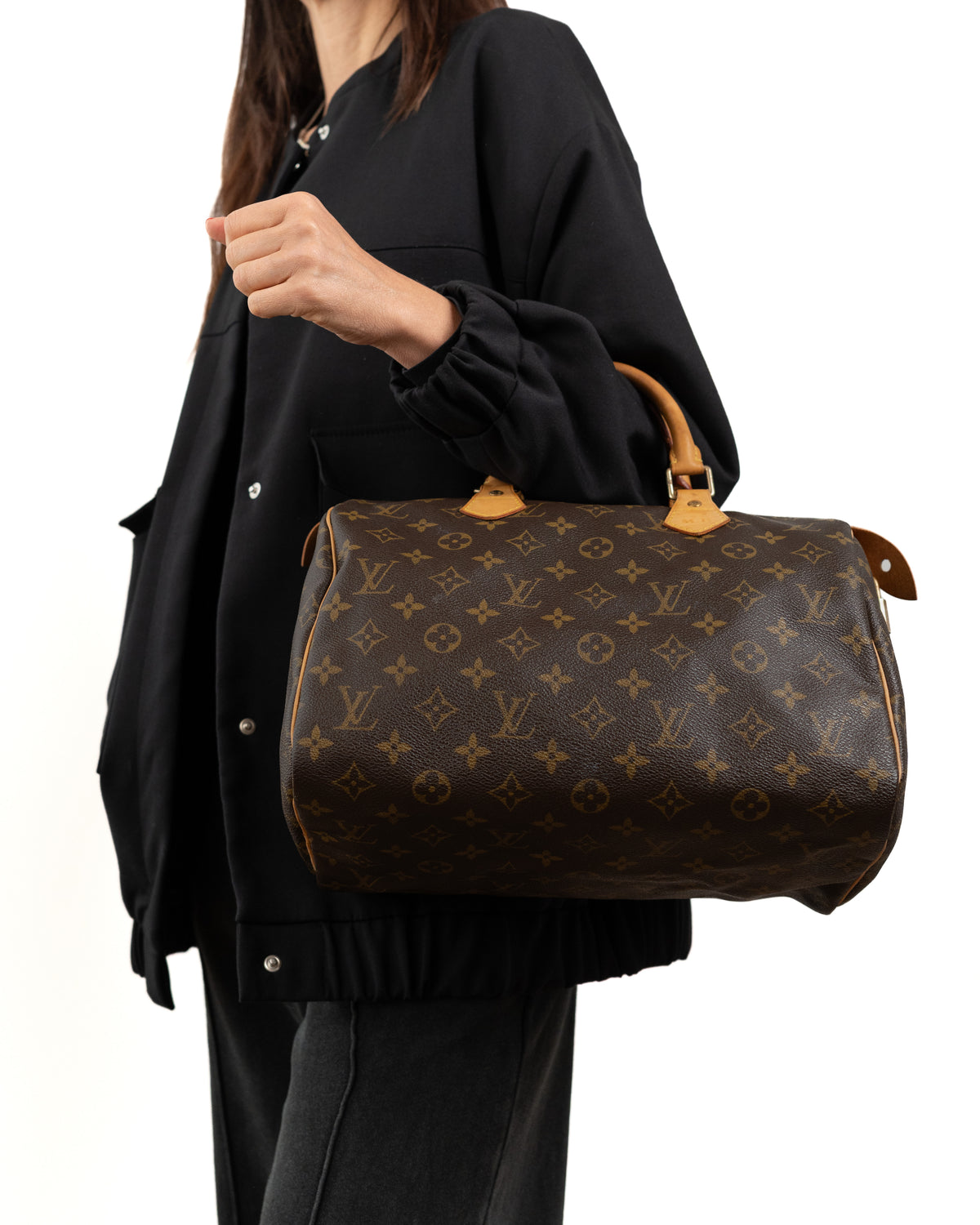 Louis Vuitton Borsa Speedy 30 Tela Monogram second hand luxury - Aurea Luxury Lab