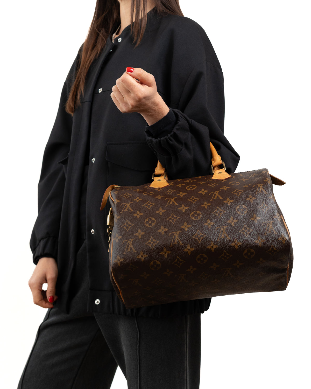 Louis Vuitton Borsa Speedy 30 Tela Monogram second hand luxury - Aurea Luxury Lab