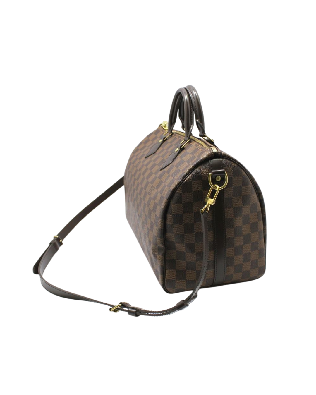 Louis Vuitton Borsa Speedy Bandoulière 35 Tela Damier Ébène — Pre-owned Autentica