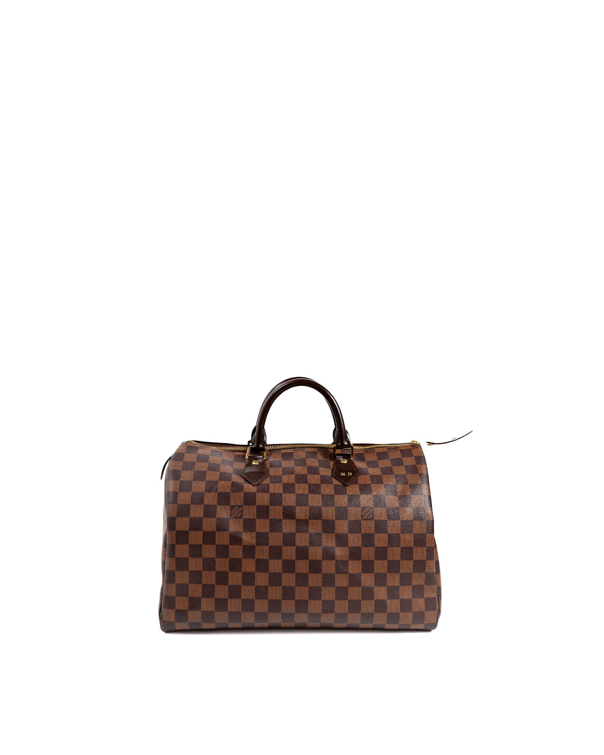 Louis Vuitton Borsa Speedy 35 Tela Damier Ébène Marrone usata autentica - Aurea Luxury Lab