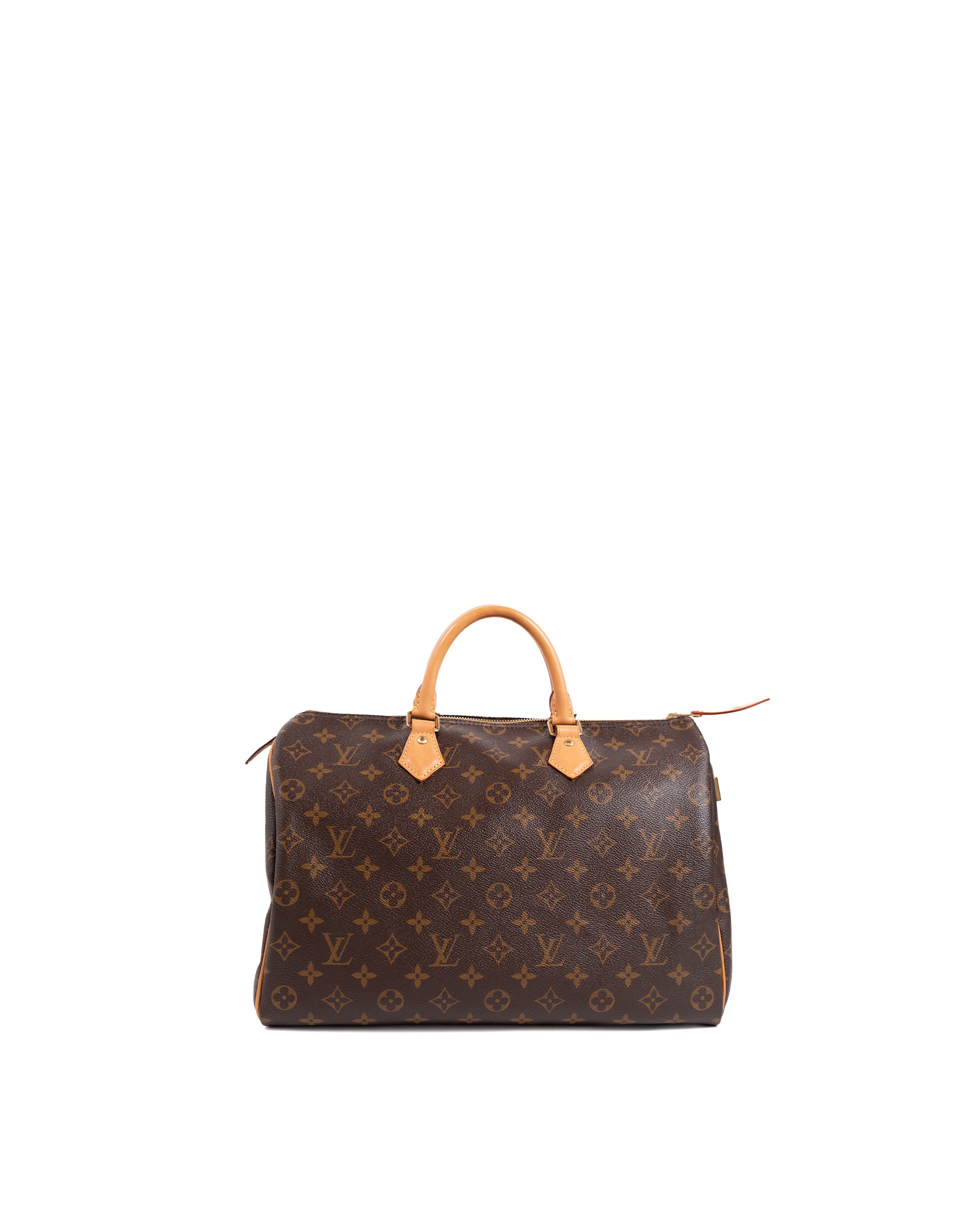 Louis Vuitton Borsa Speedy 35 Tela Monogram Marrone usata autentica - Aurea Luxury Lab