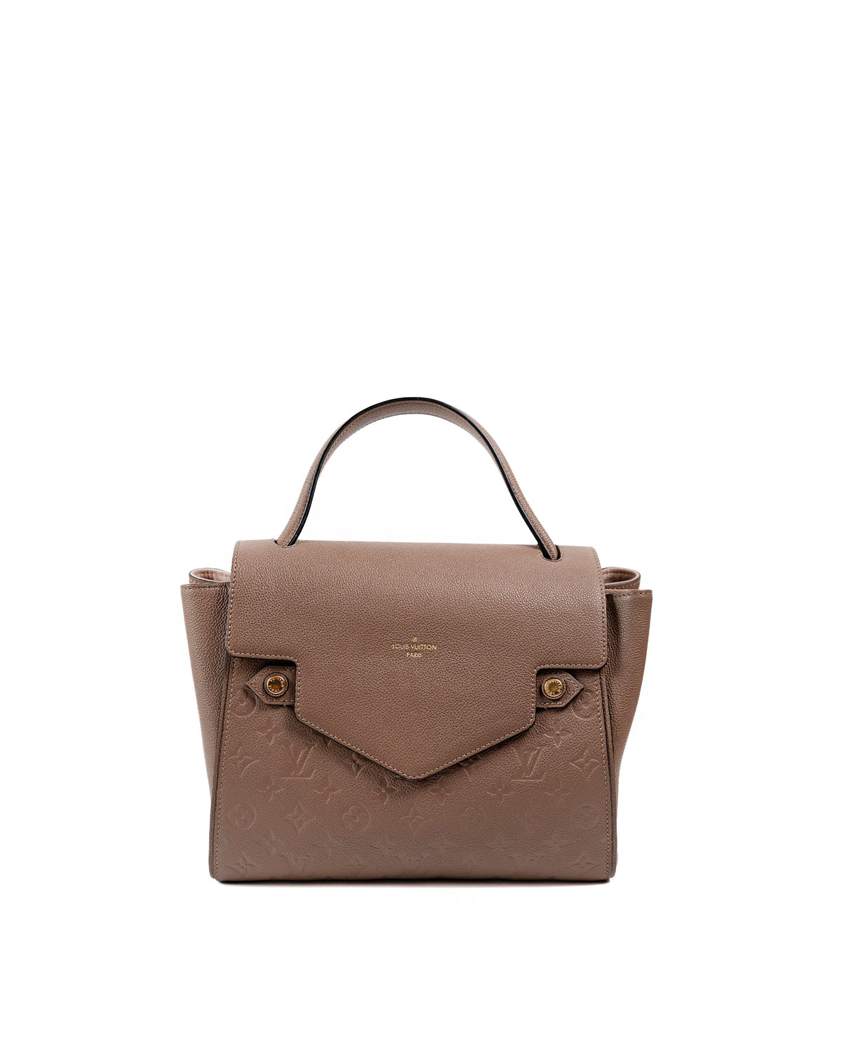 Louis Vuitton Borsa Trocadéro Pelle Monogram Empreinte Tortora usata autentica - Aurea Luxury Lab