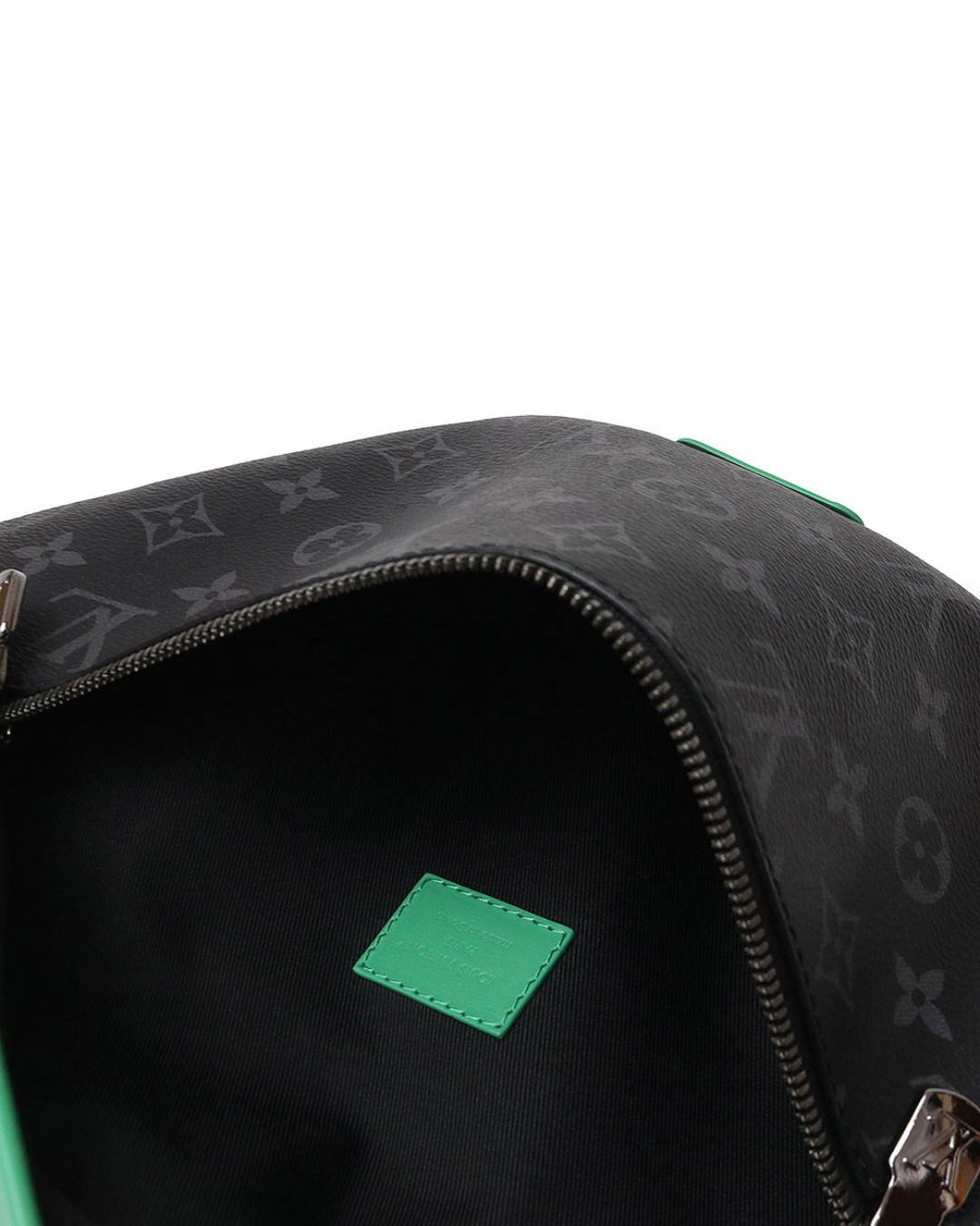 Louis Vuitton Marsupio Discovery Monogram Eclipse Nero e Verde — Pre-owned Autentico