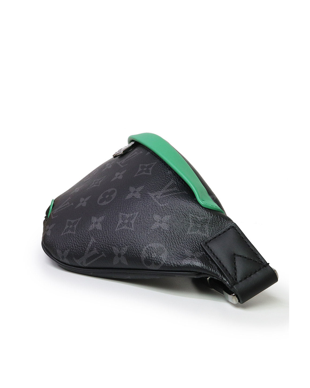 Louis Vuitton Marsupio Discovery Monogram Eclipse Nero e Verde — Pre-owned Autentico