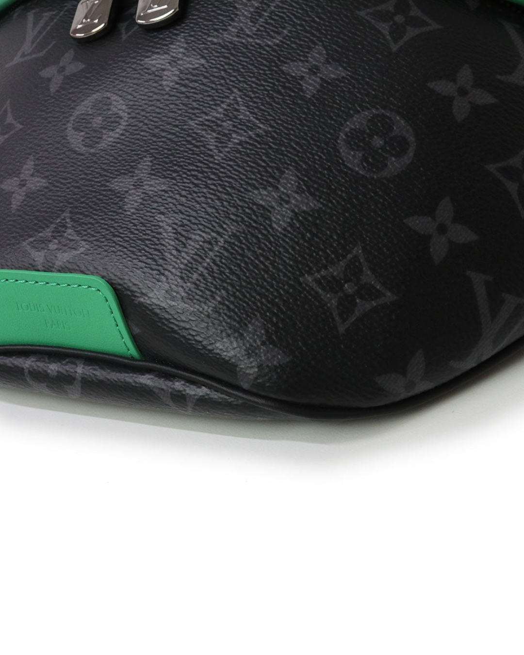 Louis Vuitton Marsupio Discovery Monogram Eclipse Nero e Verde — Pre-owned Autentico