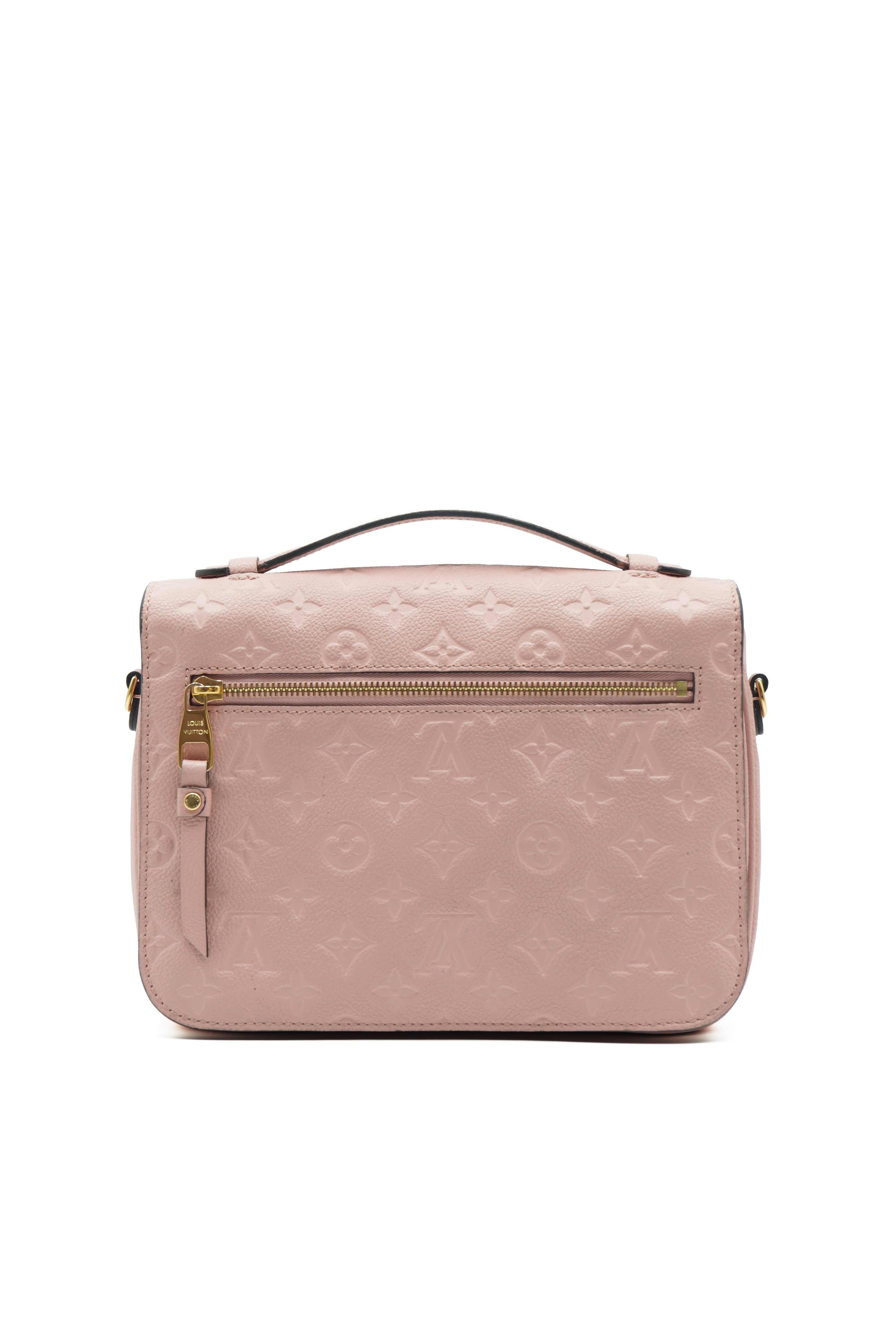 Louis Vuitton Borsa Metis Monogram Empreinte Pelle Rosa Usata usata come nuova certificata - Aurea Luxury Lab