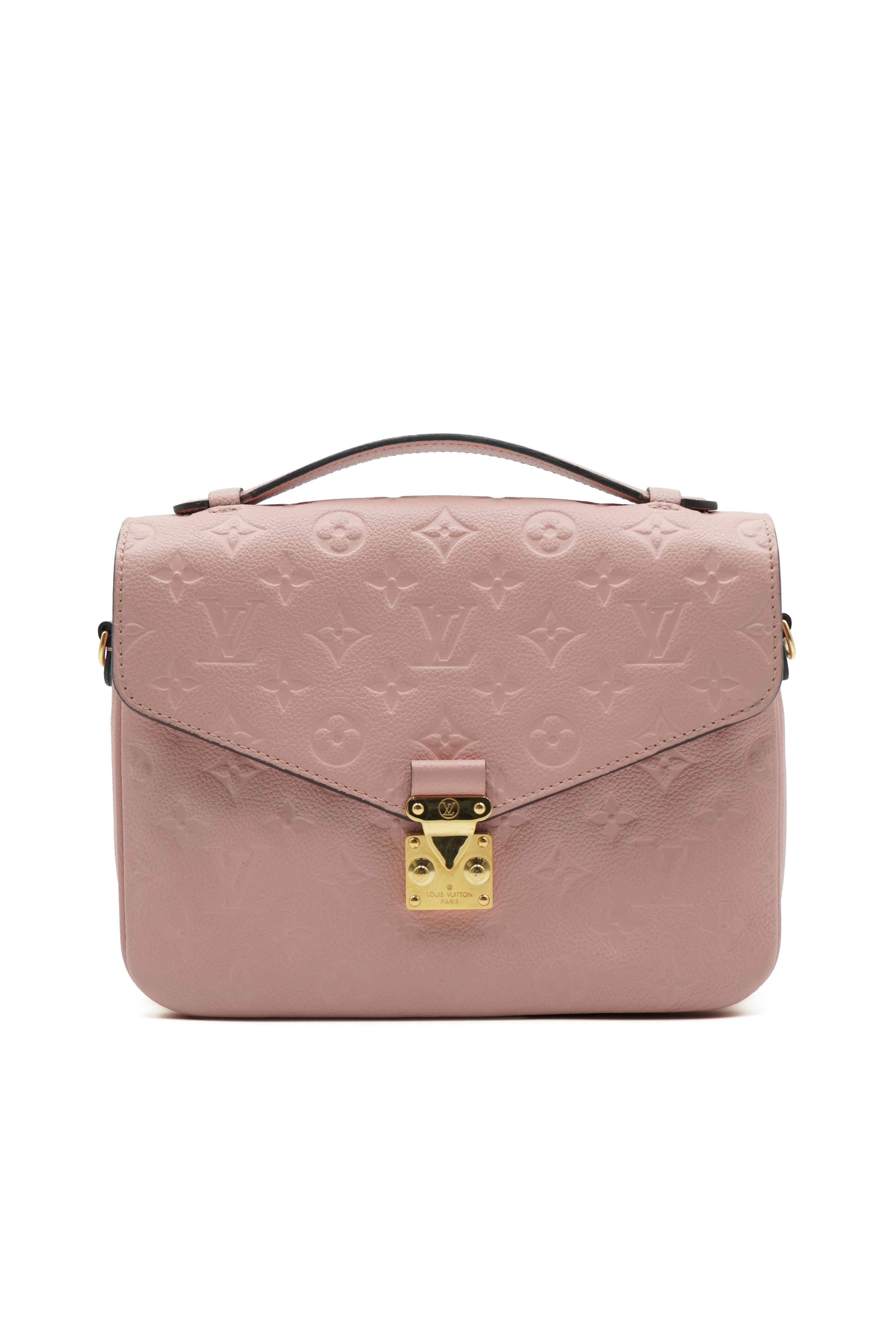 Louis Vuitton Borsa Metis Monogram Empreinte Pelle Rosa