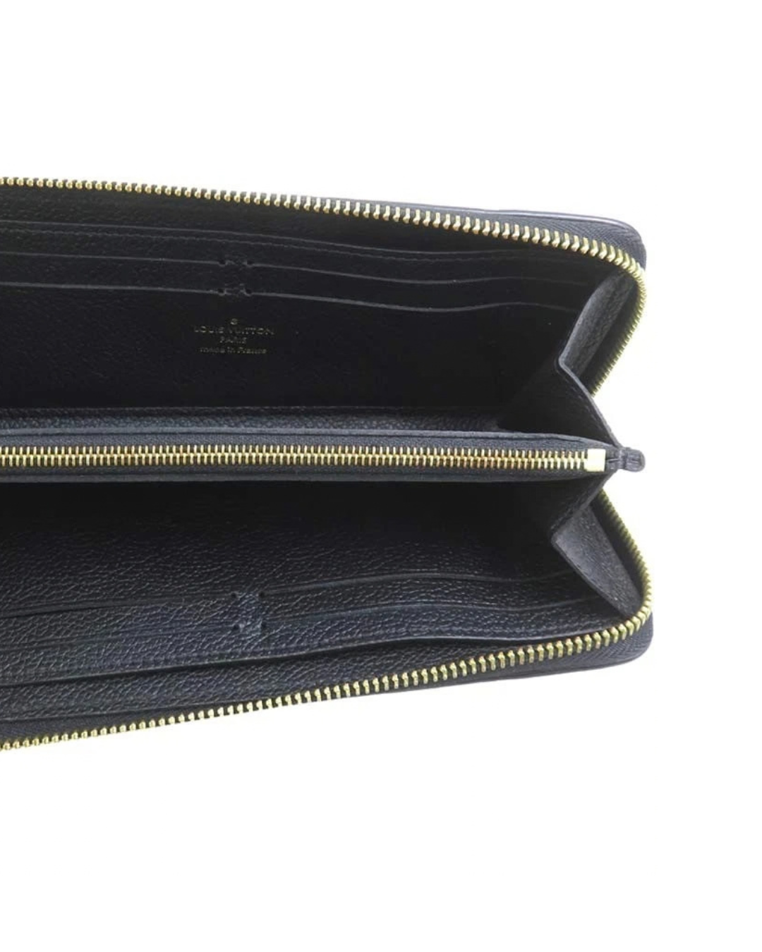 Louis Vuitton Portafoglio Clémence Pelle Monogram Empreinte Nera preloved luxury certificato - Aurea Luxury Lab
