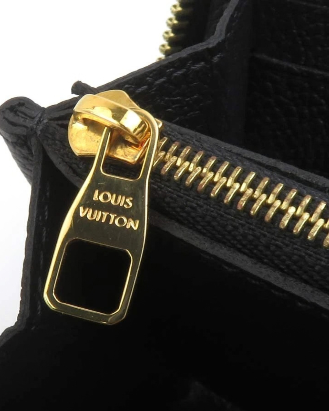 Louis Vuitton Portafoglio Clémence Pelle Monogram Empreinte Nera second hand certificato - Aurea Luxury Lab