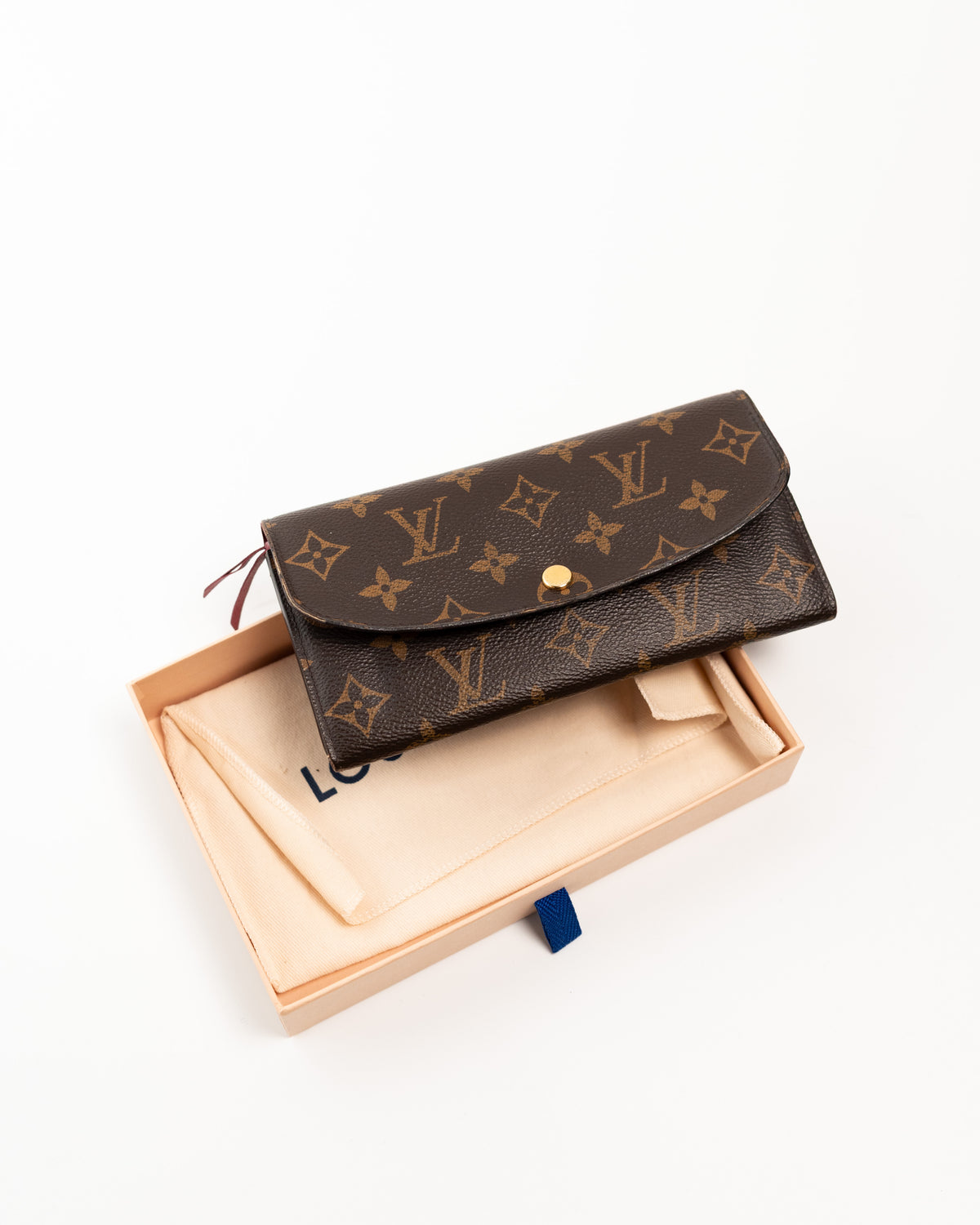 Louis Vuitton Portafoglio Emilie Tela Monogram Marrone pre-owned certificato - Aurea Luxury Lab