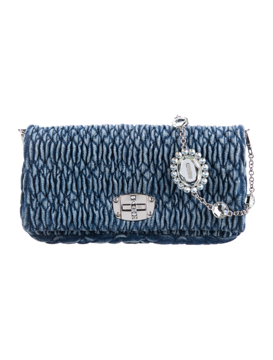 Miu Miu Denim Crystal Bag - Aurea Luxury Lab