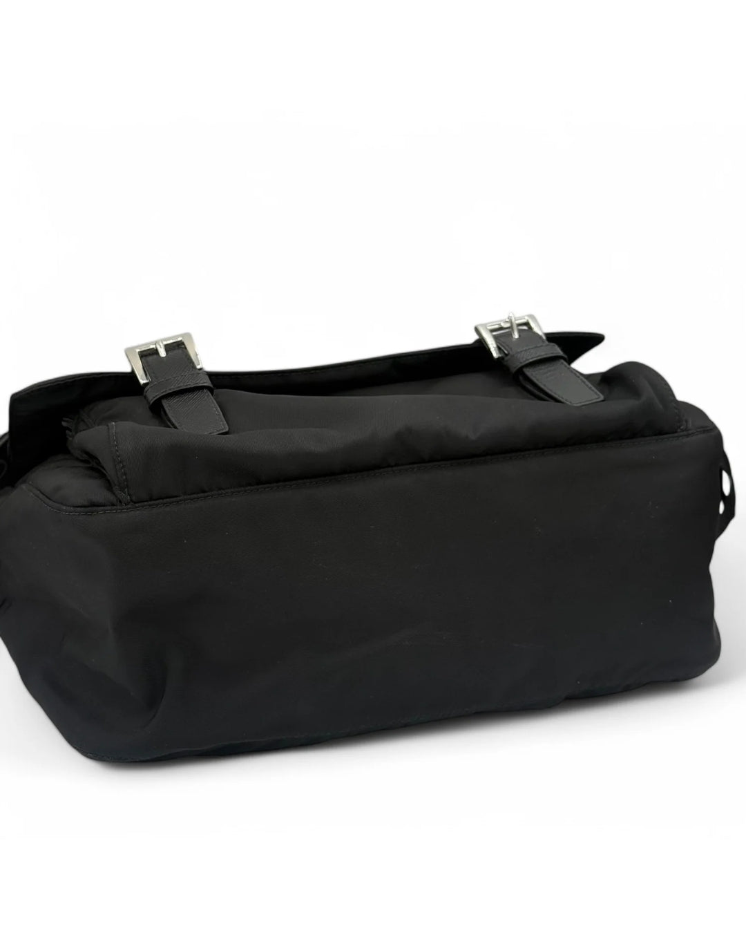Prada Borsa Tracolla Re-Nylon Nera preloved luxury certificata - Aurea Luxury Lab