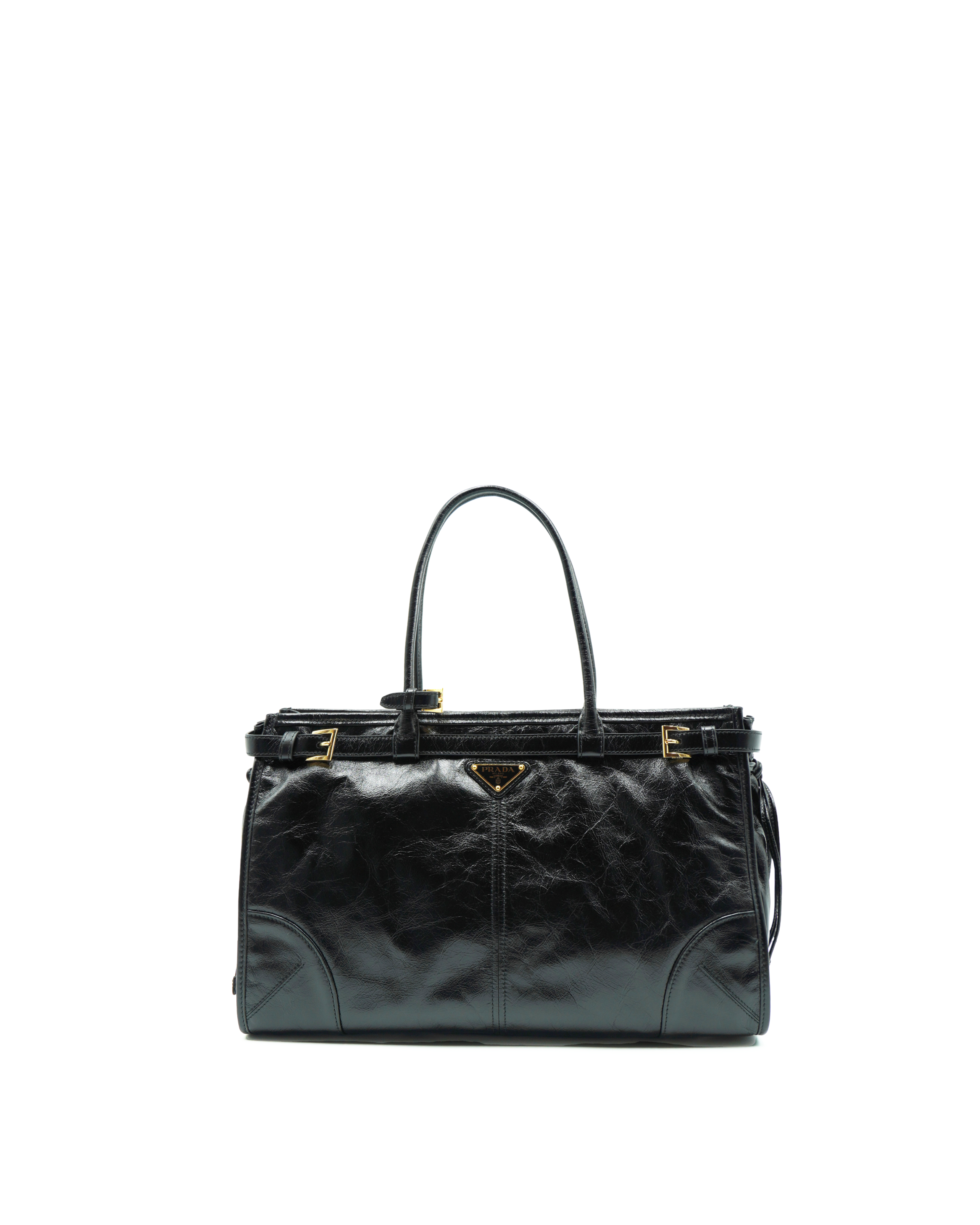 Prada Borsa Bonnie Large Pelle Nera