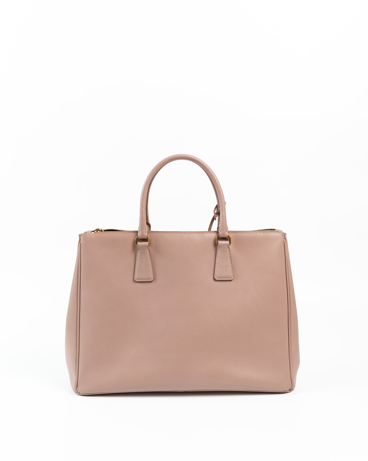 Prada Borsa Galleria Grande Pelle Saffiano Rosa pre-owned certificata - Aurea Luxury Lab