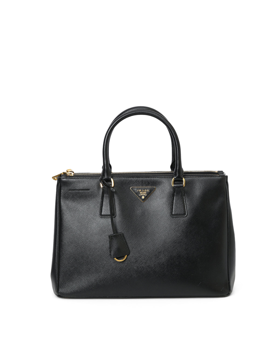 Prada Borsa Galleria Large Saffiano Nera — Pre-owned Autentica