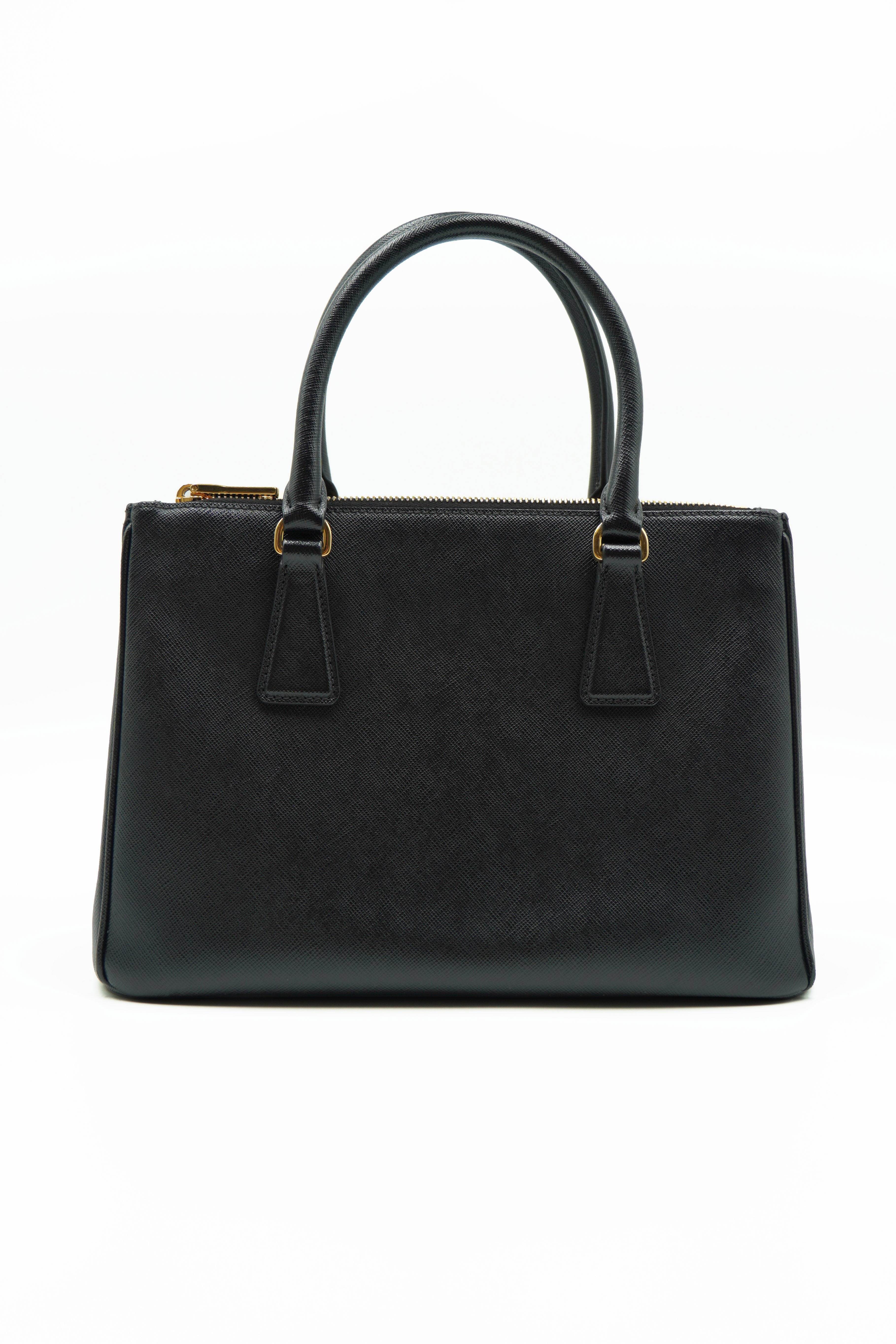 Prada Galleria Medium Saffiano Bag Black