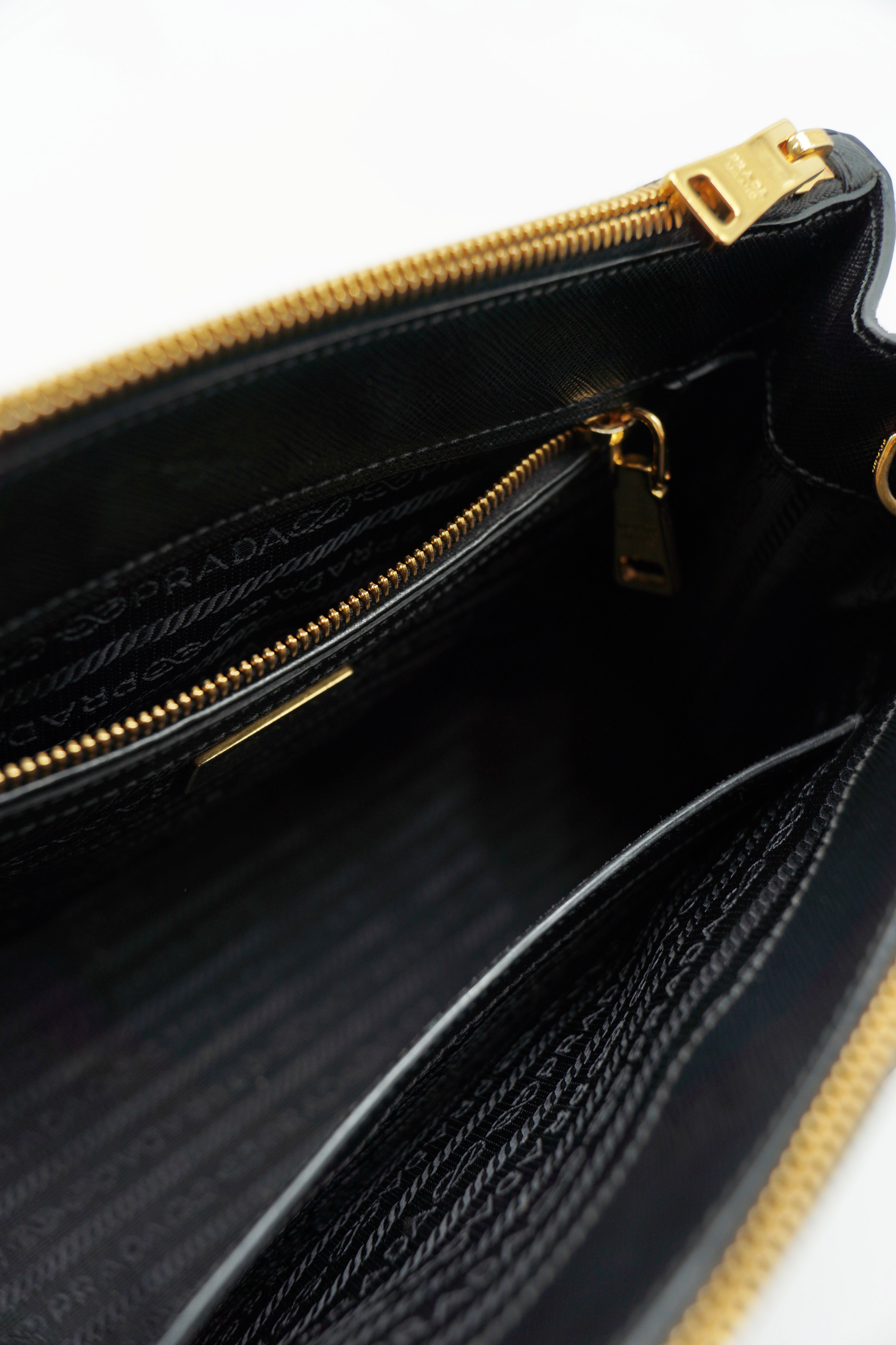 Prada Galleria Medium Saffiano Bag Black