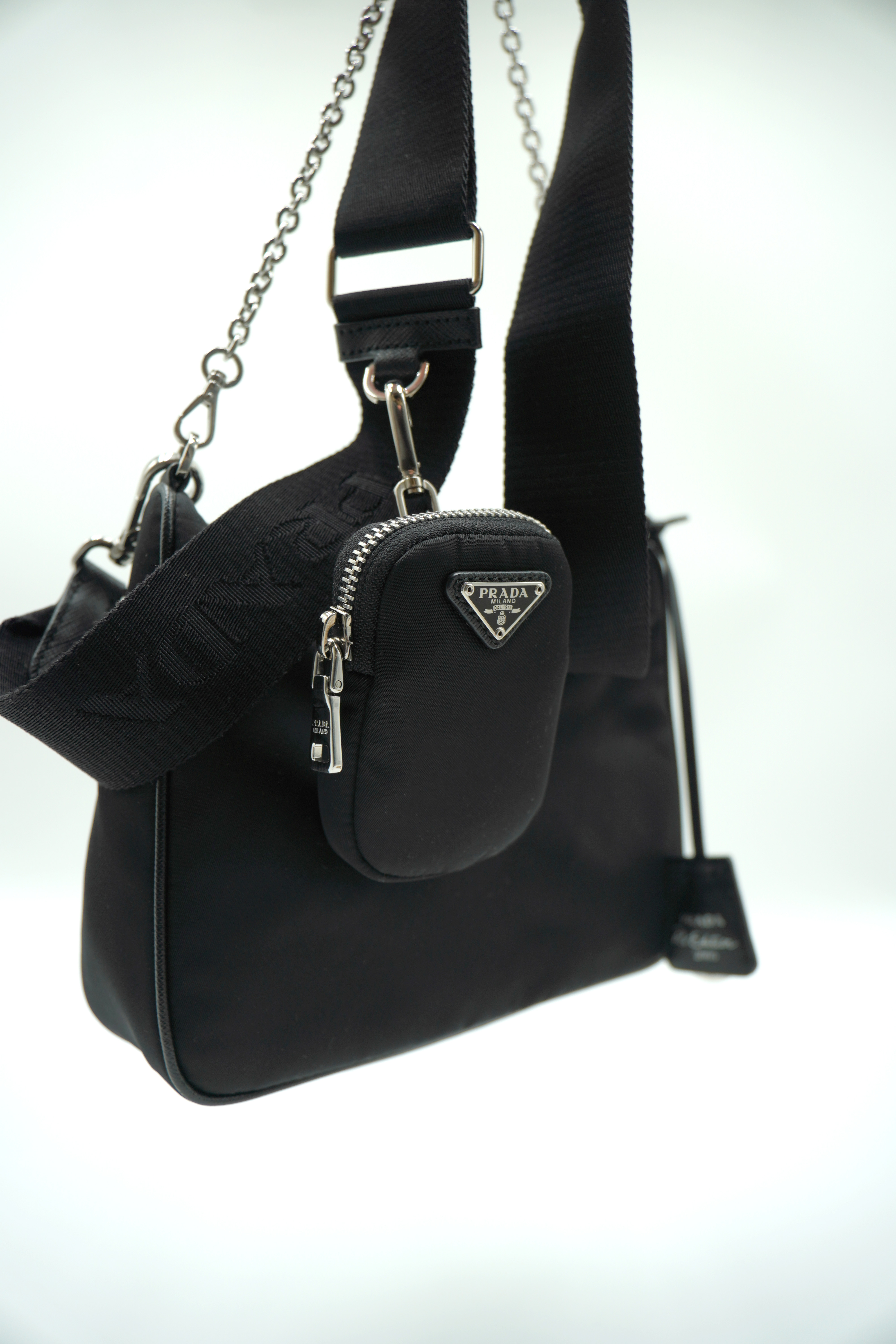 Prada Borsa Re-Edition 2005 Accessories Re-Nylon Nera - Usata Autentica