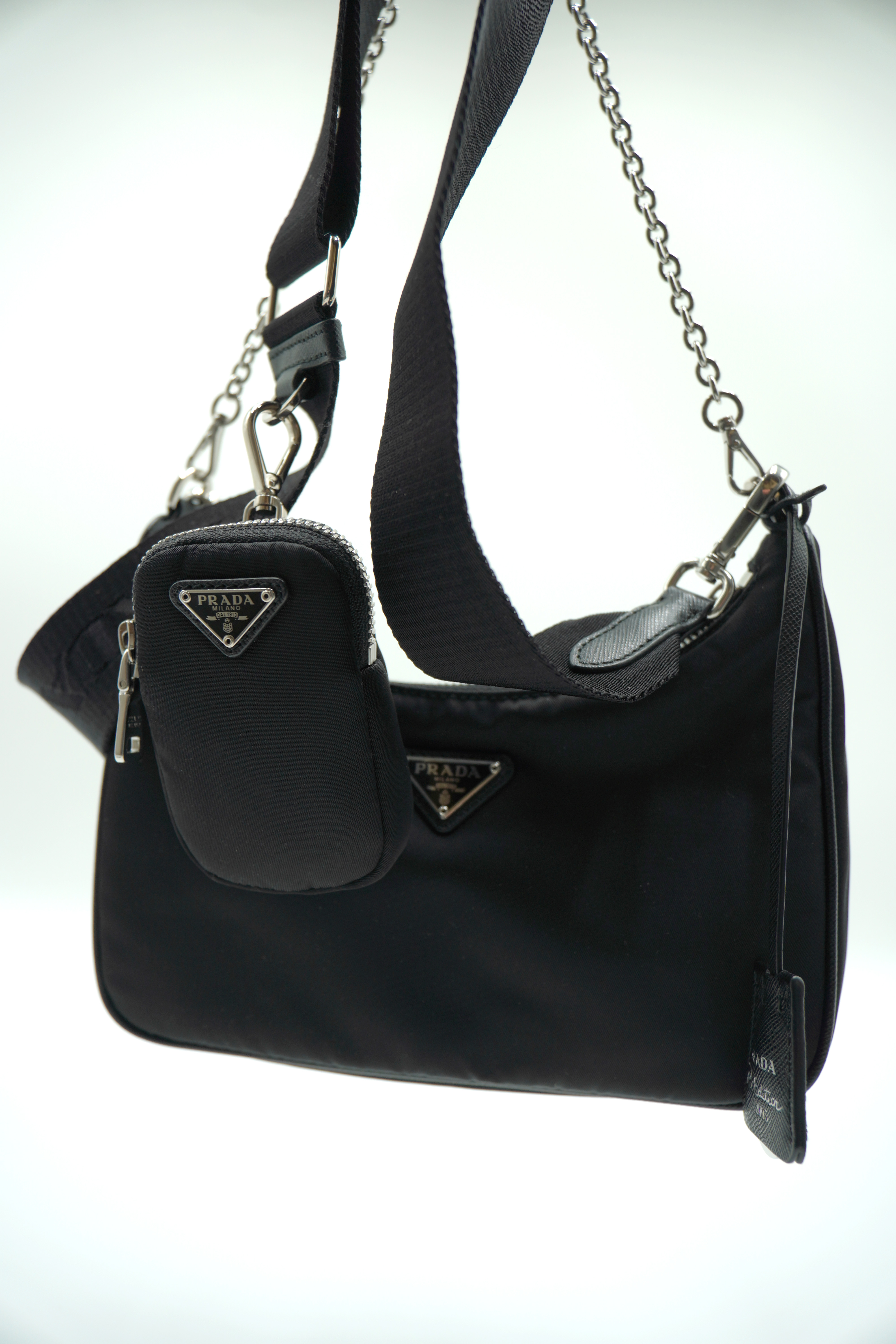 Prada Borsa Re-Edition 2005 Accessories Re-Nylon Nera - Usata Autentica