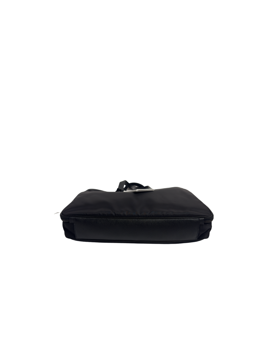 Prada Borsa Porta Documenti Re-Nylon e Saffiano Nera interno pre-owned autentica - Aurea Luxury Lab
