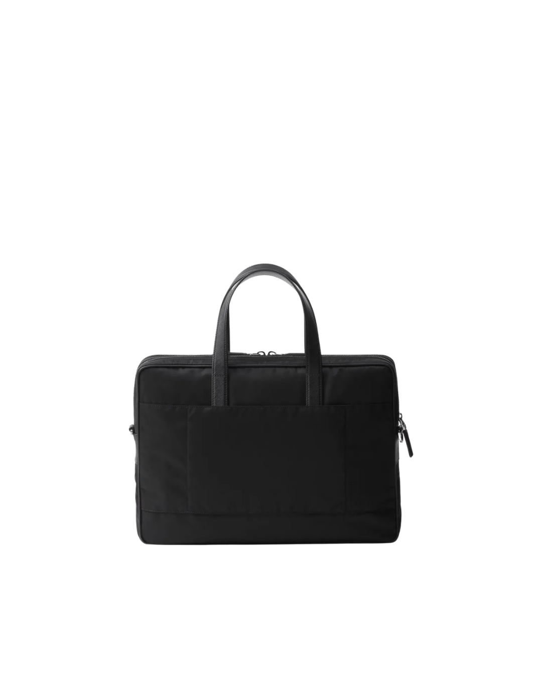 Prada Borsa Porta Documenti Re-Nylon e Saffiano Nera second hand luxury - Aurea Luxury Lab