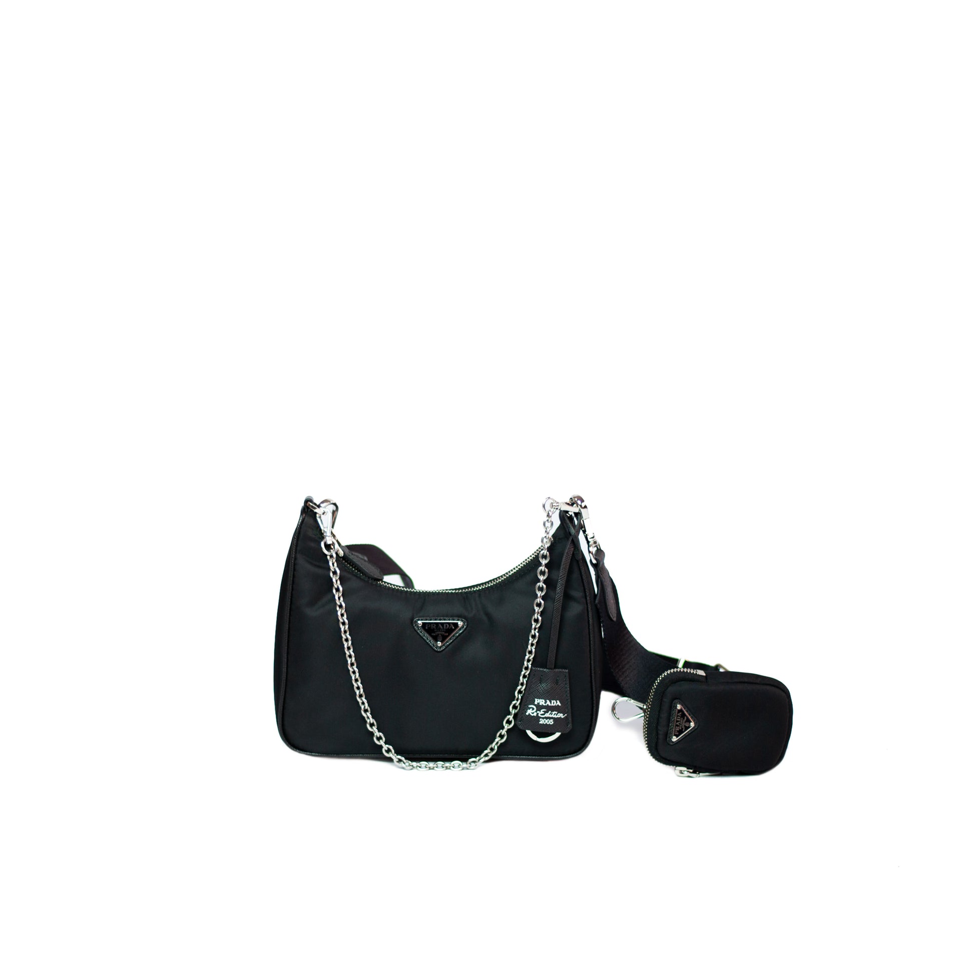 Prada Borsa Multi Pochette Re-Edition 2005 in Re-Nylon - Aurea Luxury Lab