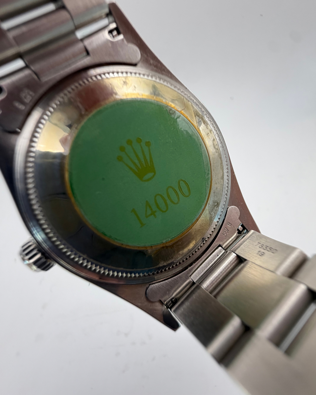 Rolex Orologio Air-King Precision 14000 Acciaio Quadrante Bianco second hand luxury - Aurea Luxury Lab