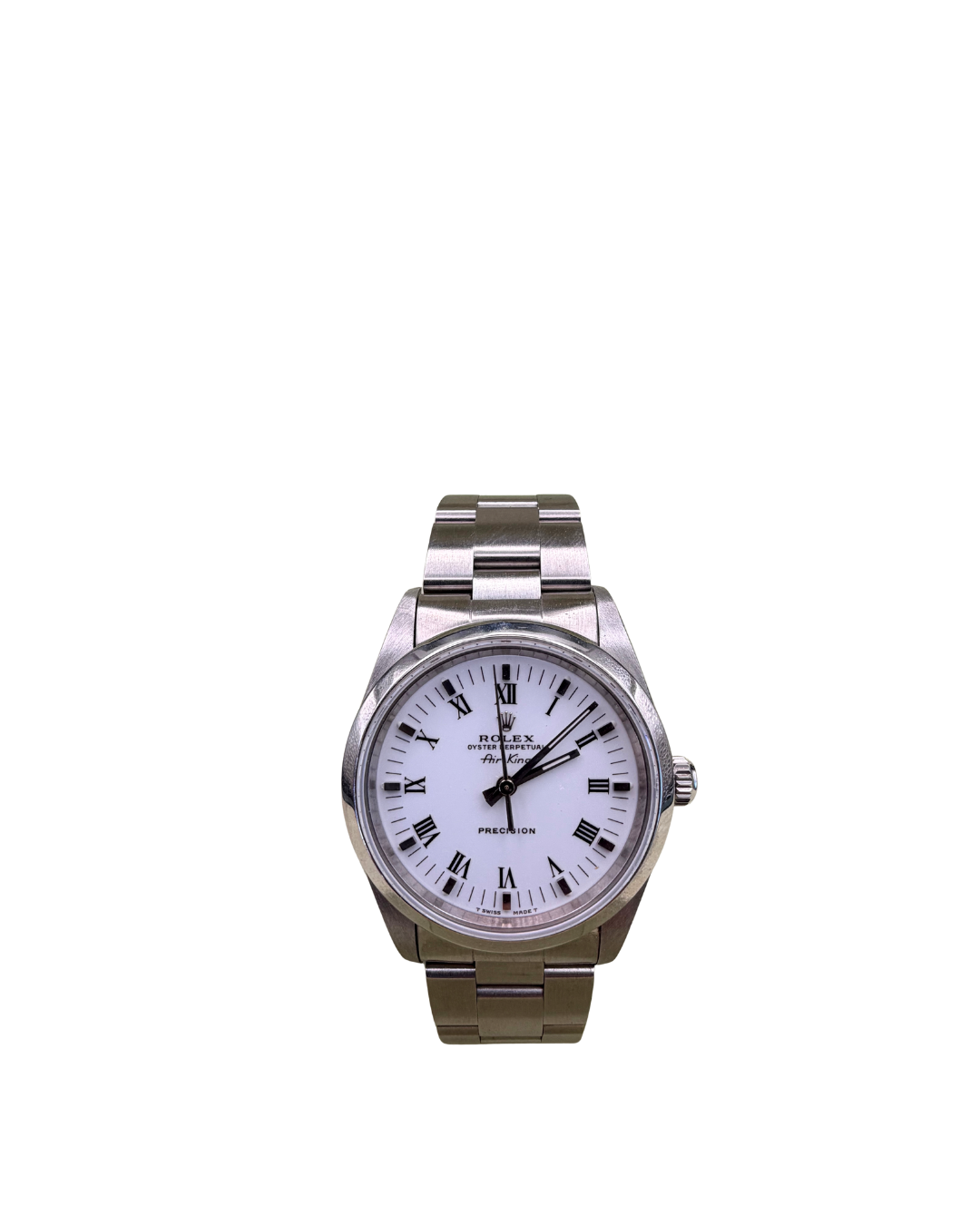 Rolex Orologio Air-King Precision 14000 Acciaio Quadrante Bianco usato - Aurea Luxury Lab
