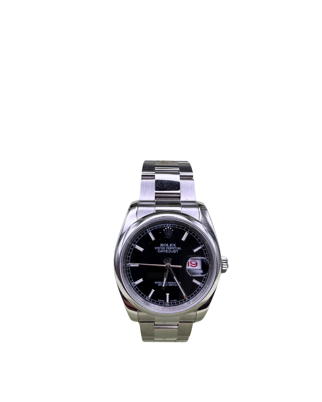 Rolex Orologio Datejust 116200 Acciaio Quadrante Nero usato - Aurea Luxury Lab