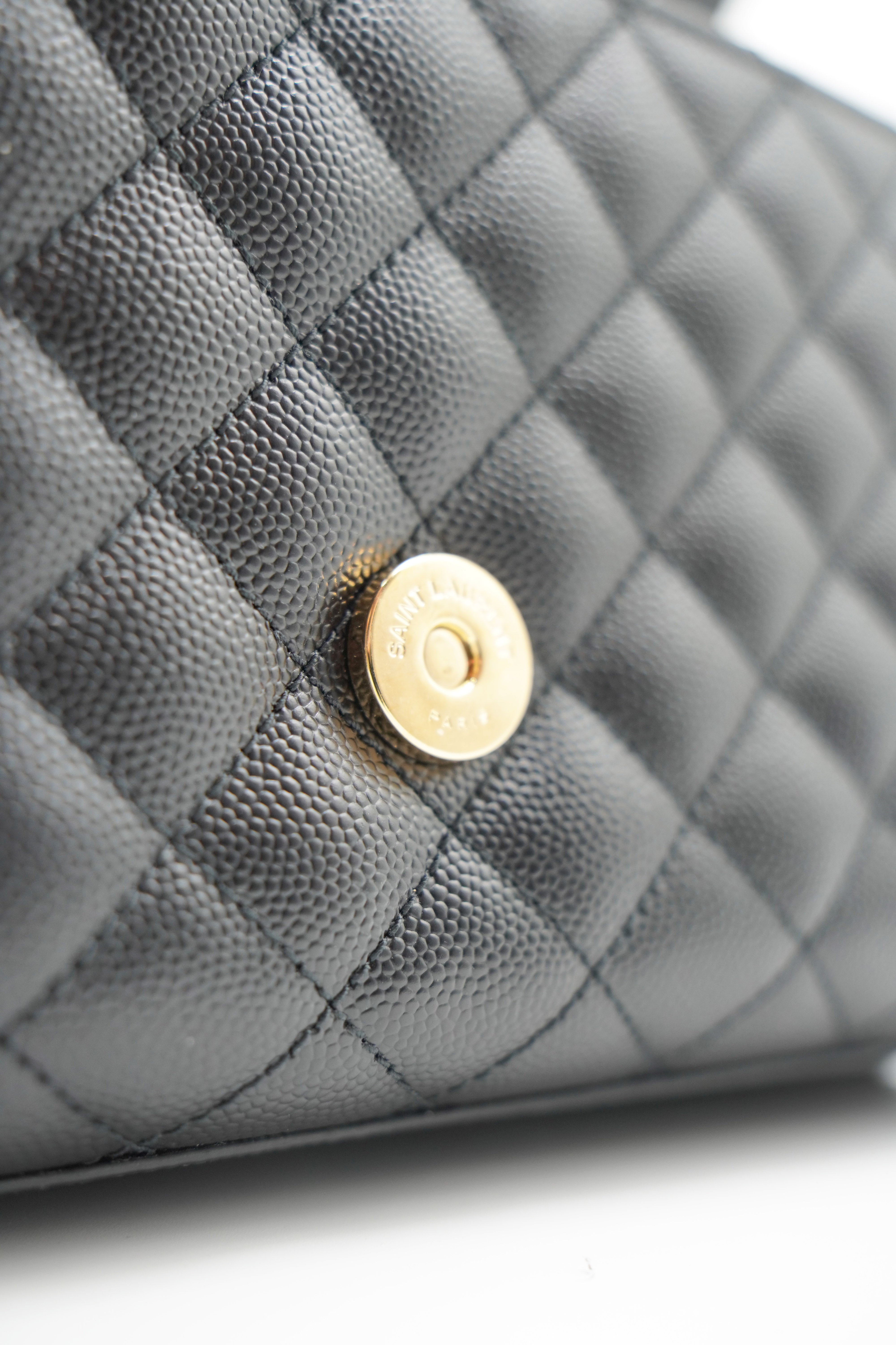 Saint Laurent Borsa Envelope Small Tracolla Pelle Nera- Usata Autentica