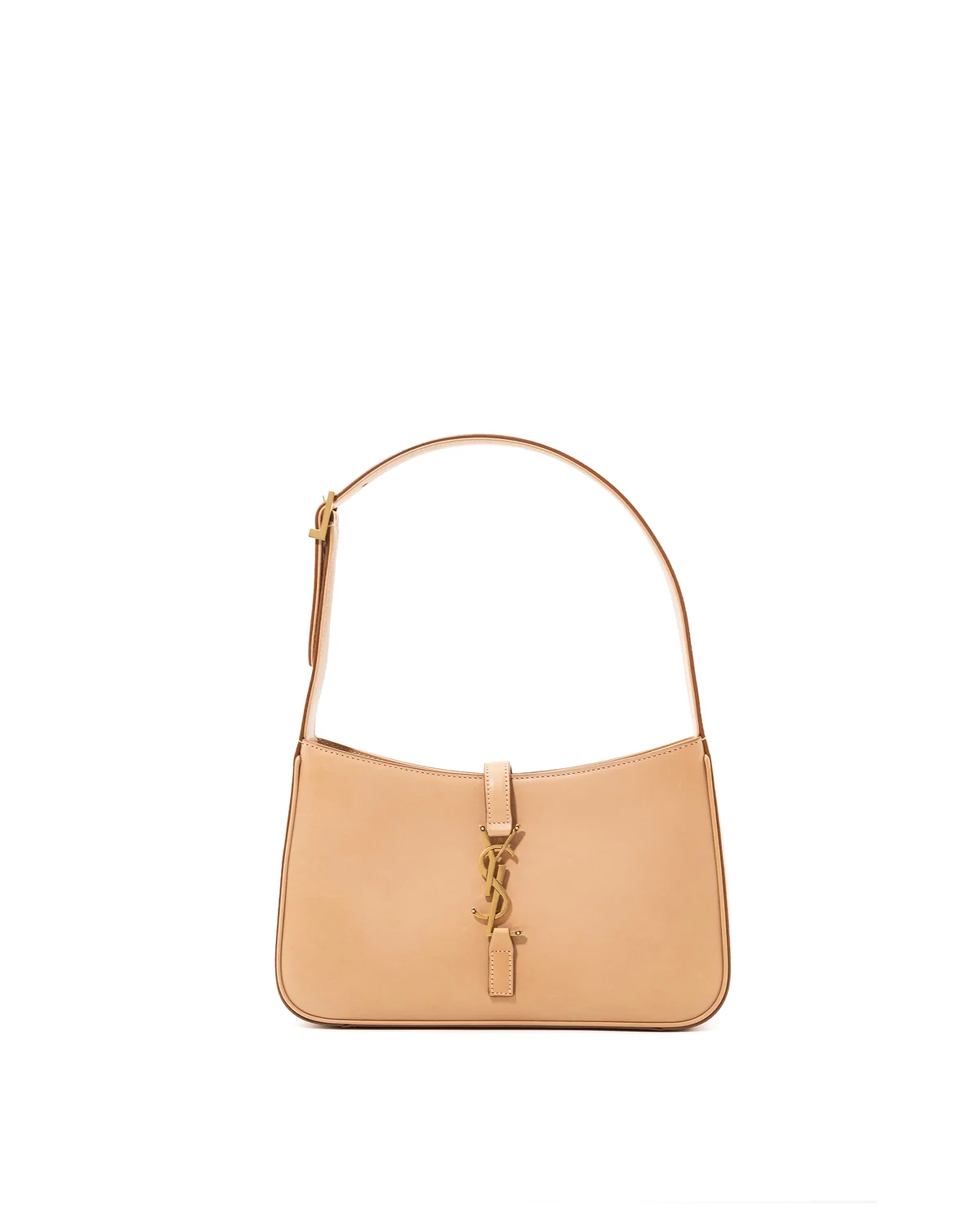 Saint Laurent Borsa Le 5 à 7 Pelle Vitello Nude — Pre-owned Autentica