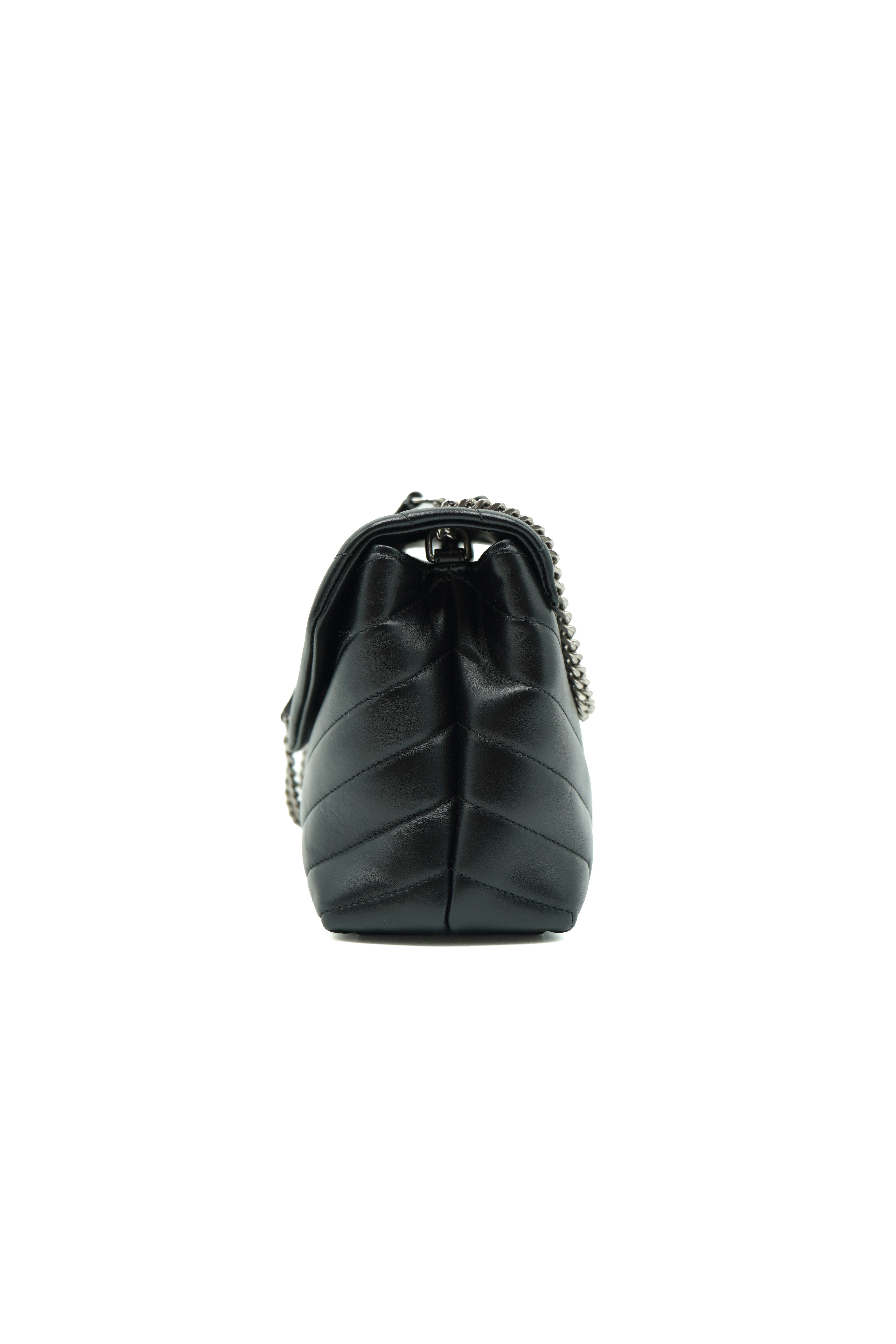 Saint Laurent Borsa Lou Lou Small Pelle Nera - Usato Autentico
