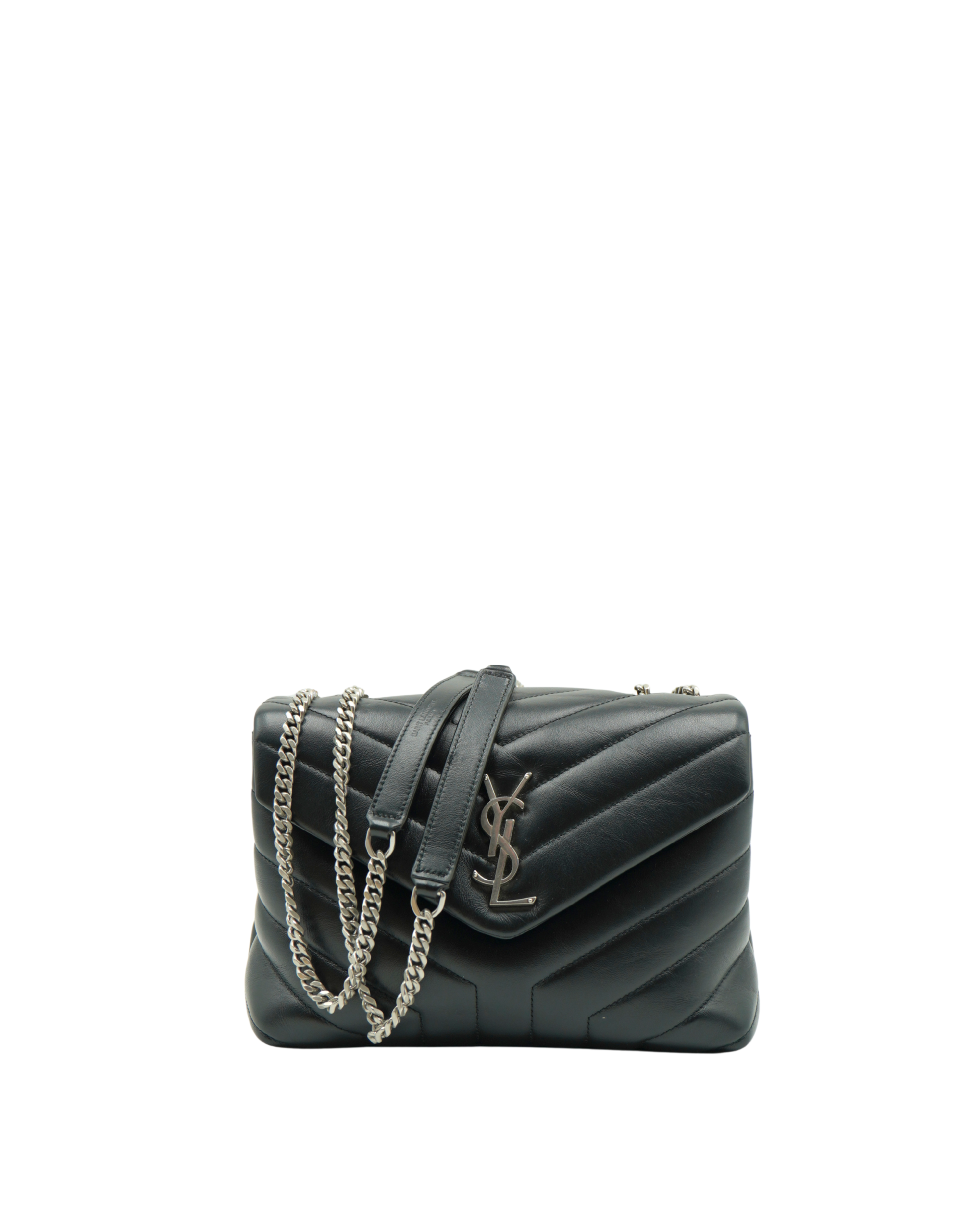 Saint Laurent Borsa Lou Lou Small Pelle Nera - Usato Autentico