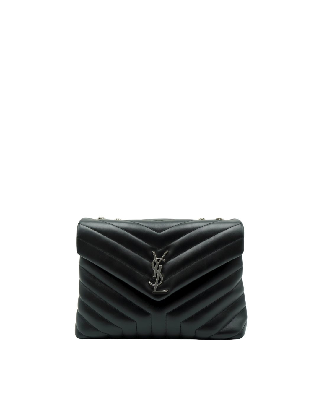 Saint Laurent Borsa Lou Lou Grande Pelle Nera - Usato Autentico